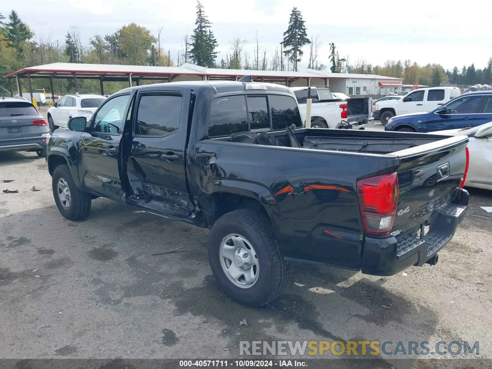 3 fotografías del automóvil dañado 3TYCZ5AN6NT094727 TOYOTA TACOMA 2022