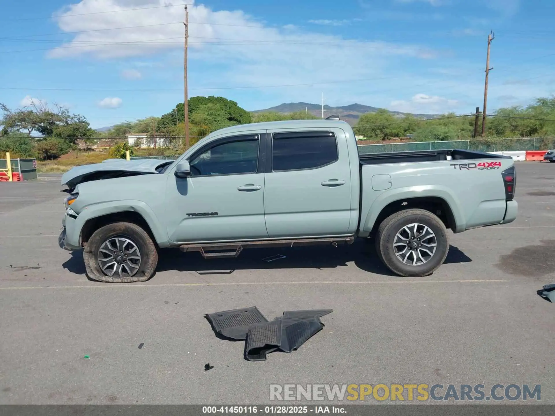 15 fotografías del automóvil dañado 3TYCZ5AN6NT103877 TOYOTA TACOMA 2022