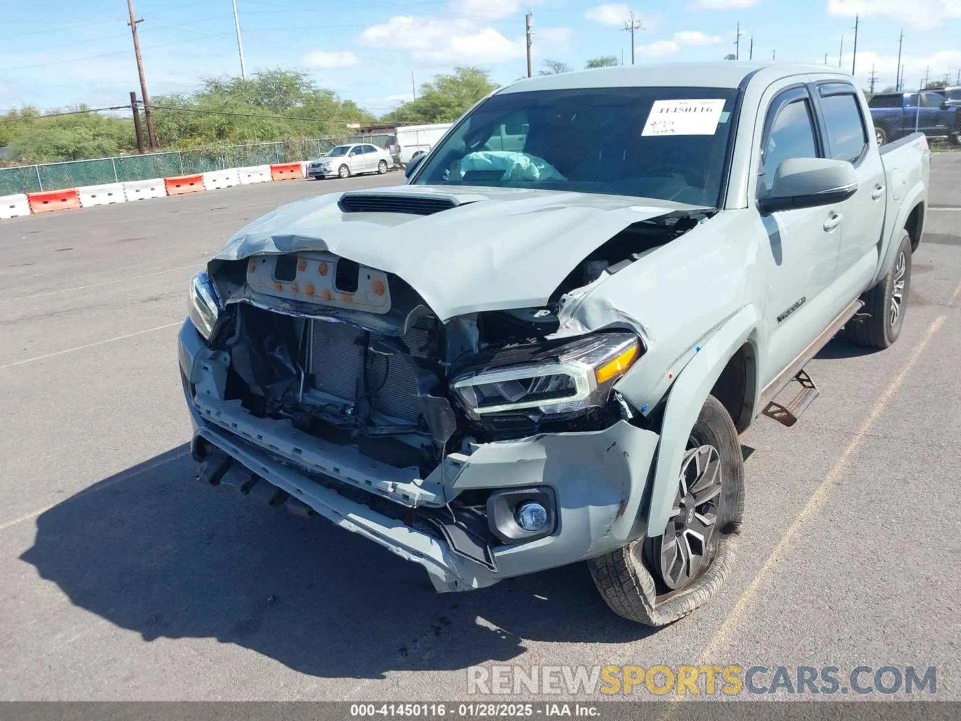 6 fotografías del automóvil dañado 3TYCZ5AN6NT103877 TOYOTA TACOMA 2022