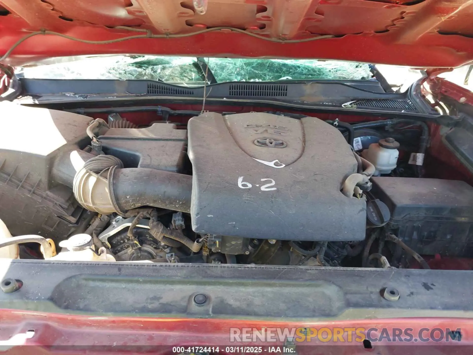 10 fotografías del automóvil dañado 3TYCZ5AN7NT056486 TOYOTA TACOMA 2022
