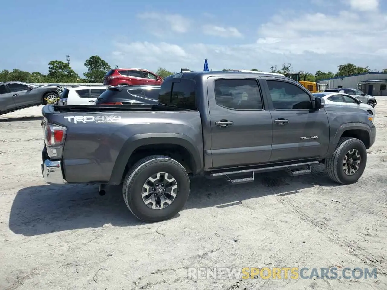 3 fotografías del automóvil dañado 3TYCZ5AN8NT091506 TOYOTA TACOMA 2022