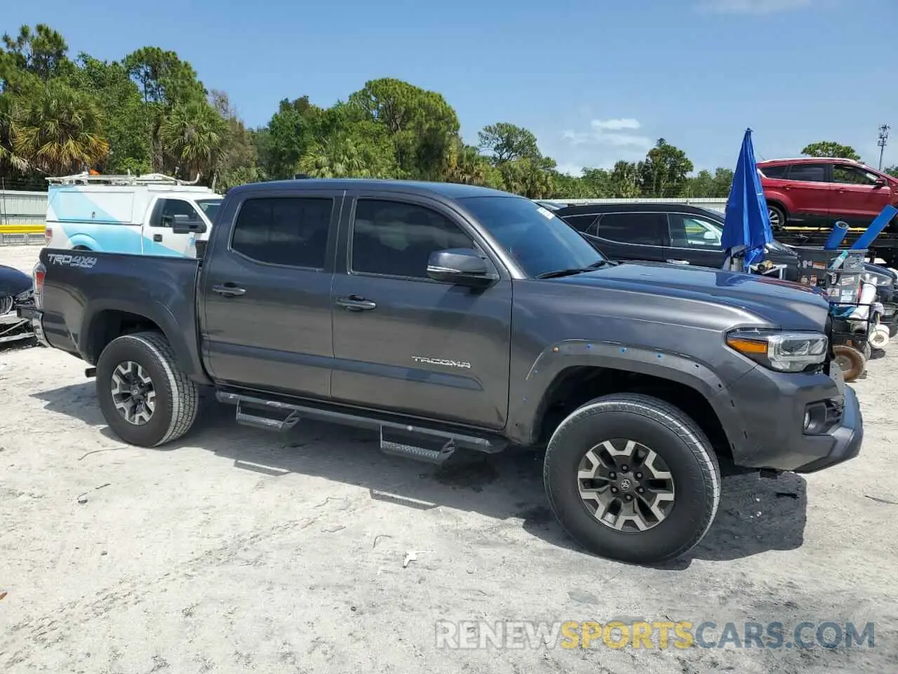 4 fotografías del automóvil dañado 3TYCZ5AN8NT091506 TOYOTA TACOMA 2022