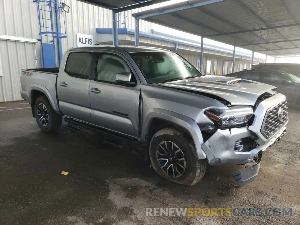 4 fotografías del automóvil dañado 3TYCZ5AN8NT103234 TOYOTA TACOMA 2022