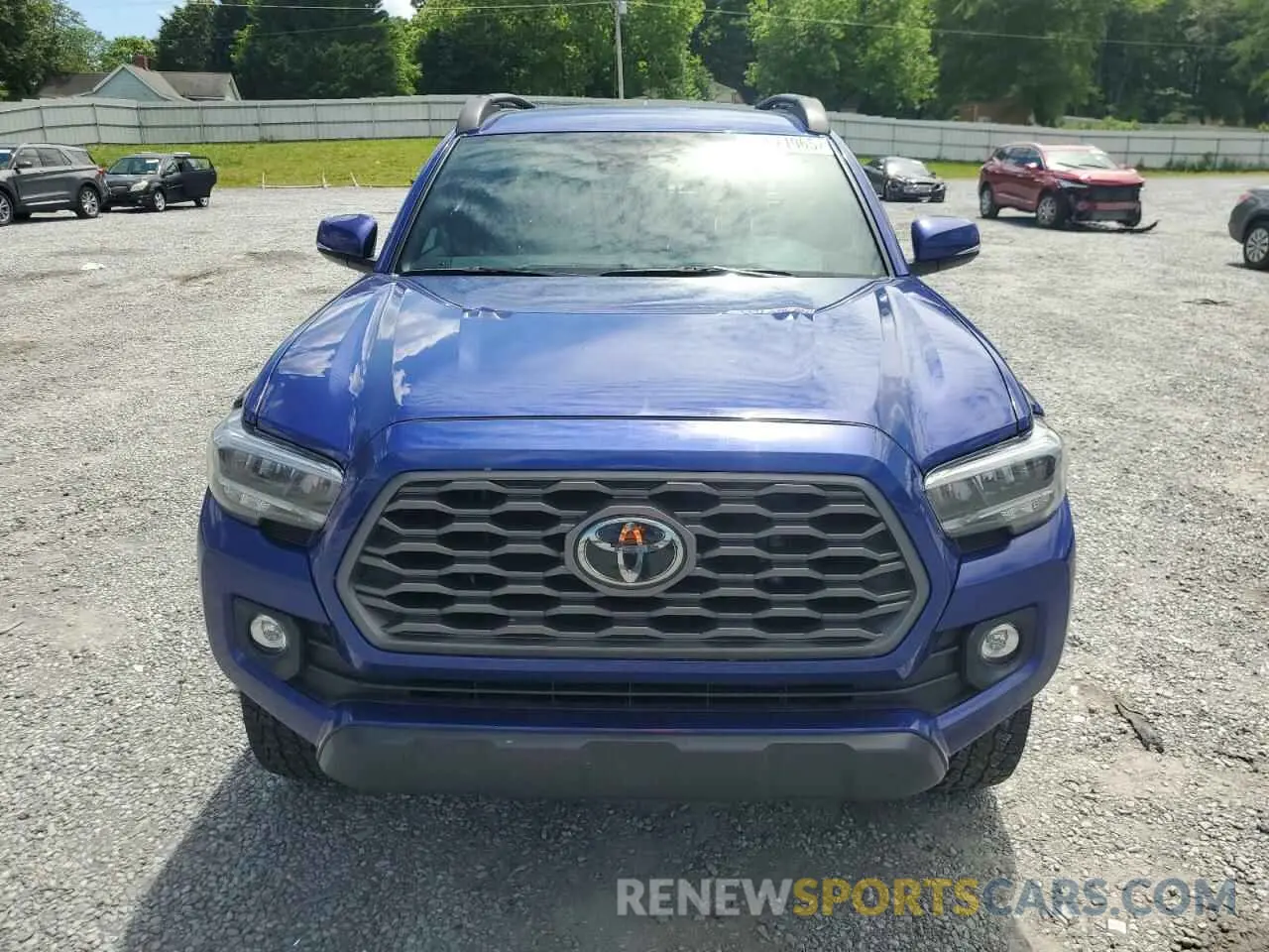 5 fotografías del automóvil dañado 3TYCZ5ANXNT103817 TOYOTA TACOMA 2022