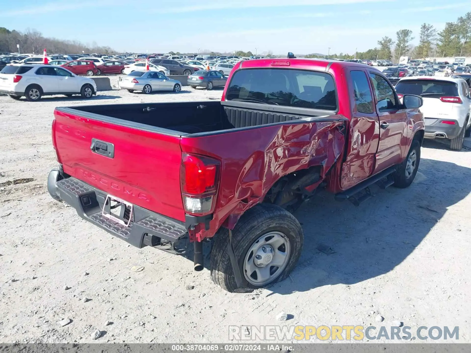 4 fotografías del automóvil dañado 3TYRX5GN1NT056104 TOYOTA TACOMA 2022