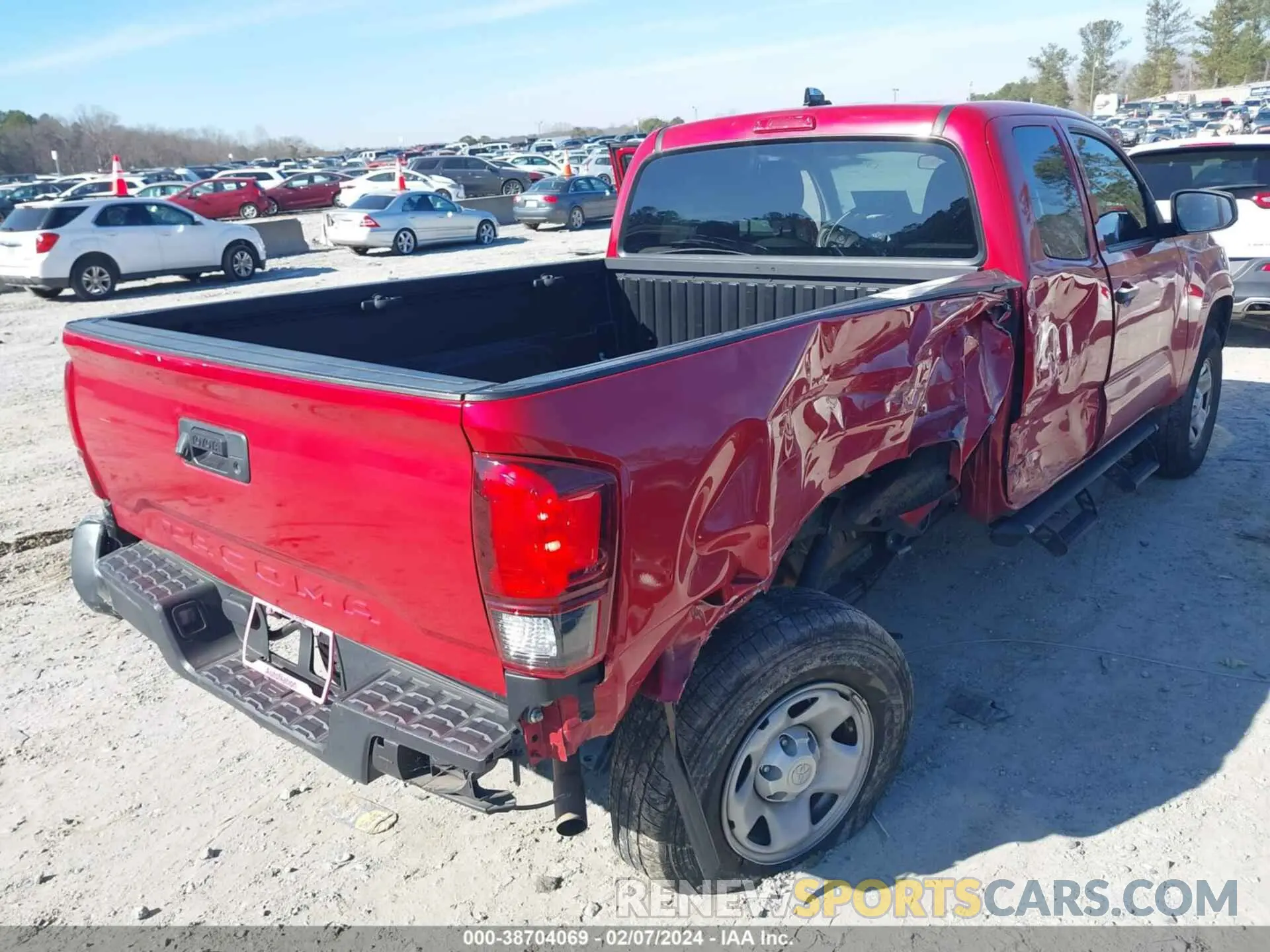 6 fotografías del automóvil dañado 3TYRX5GN1NT056104 TOYOTA TACOMA 2022