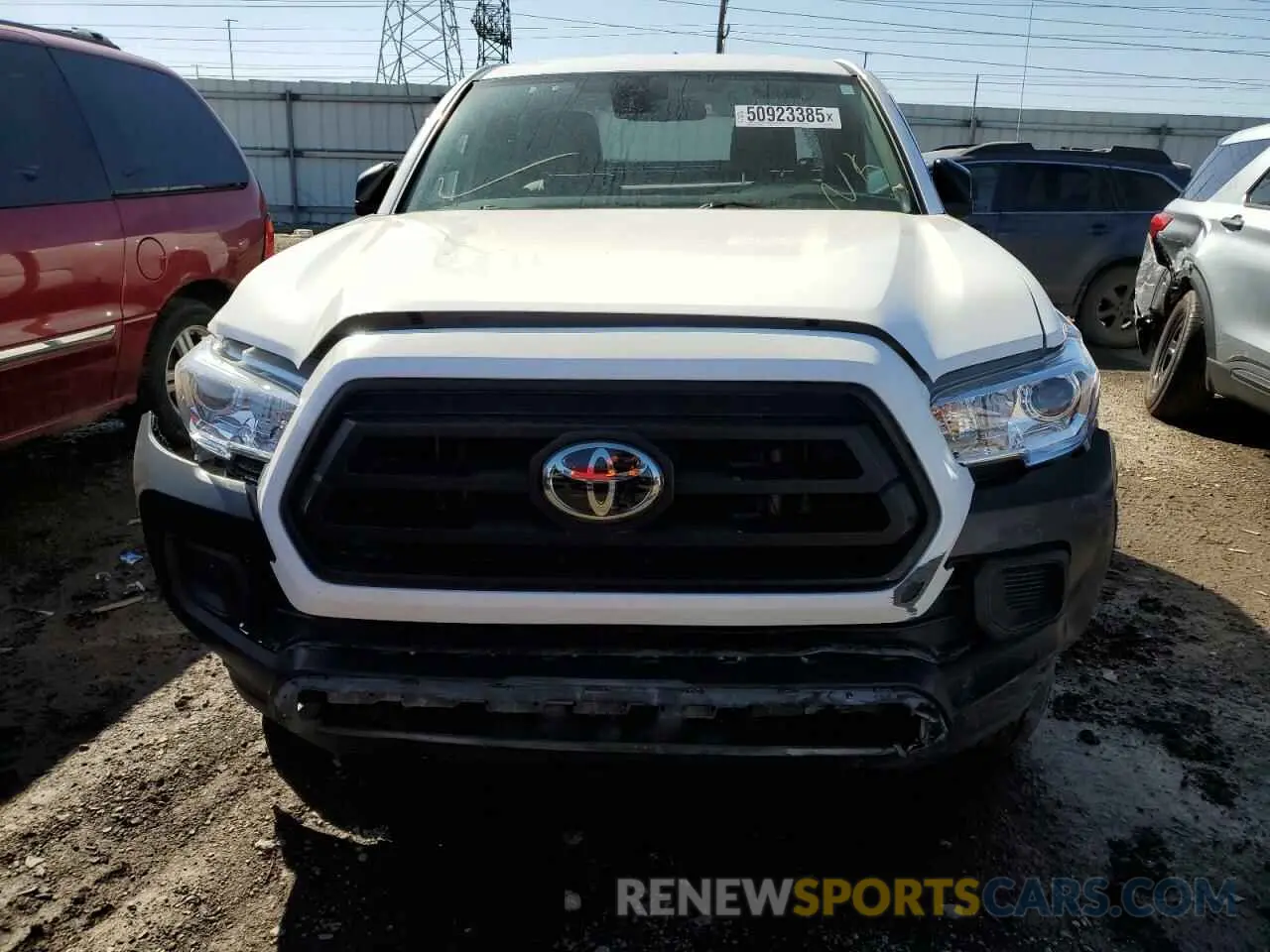 5 fotografías del automóvil dañado 3TYRX5GN2NT046357 TOYOTA TACOMA 2022