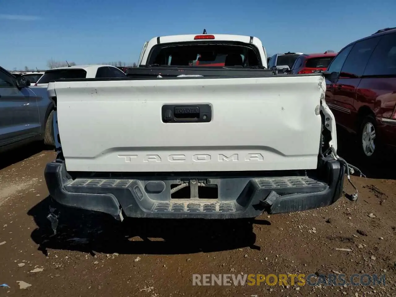 6 fotografías del automóvil dañado 3TYRX5GN2NT046357 TOYOTA TACOMA 2022
