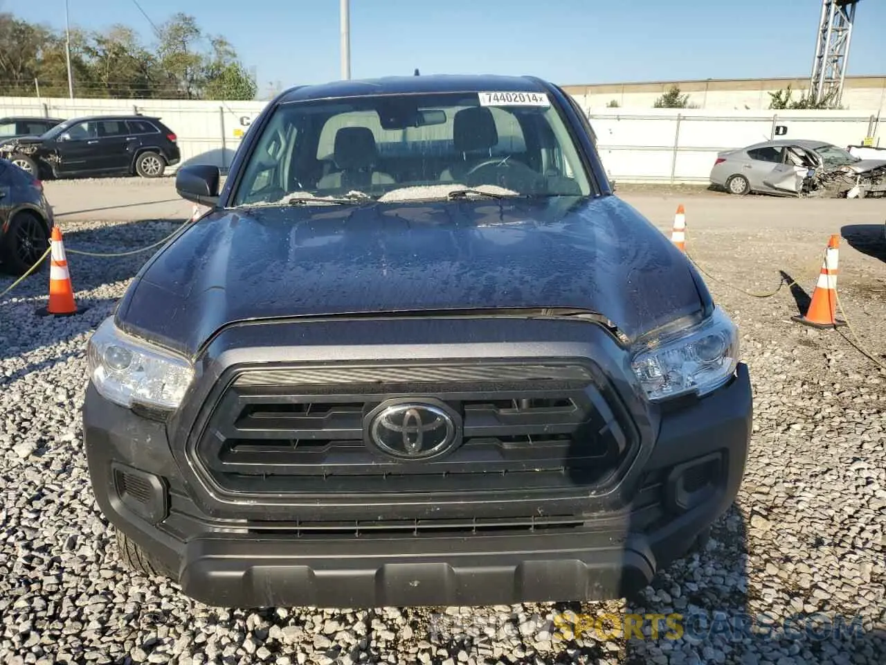 5 fotografías del automóvil dañado 3TYRX5GN3NT035433 TOYOTA TACOMA 2022