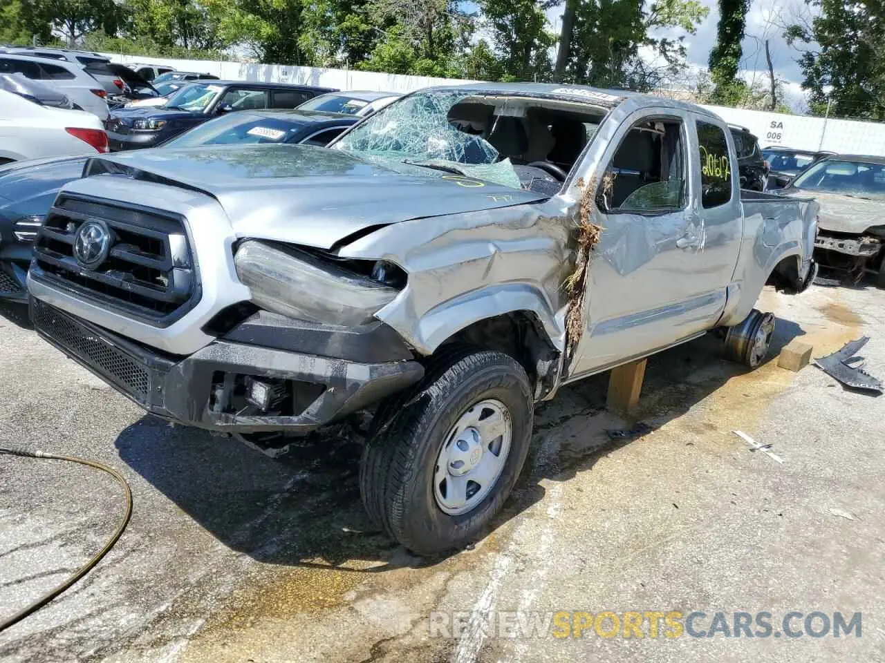 1 fotografías del automóvil dañado 3TYRX5GN3NT047288 TOYOTA TACOMA 2022