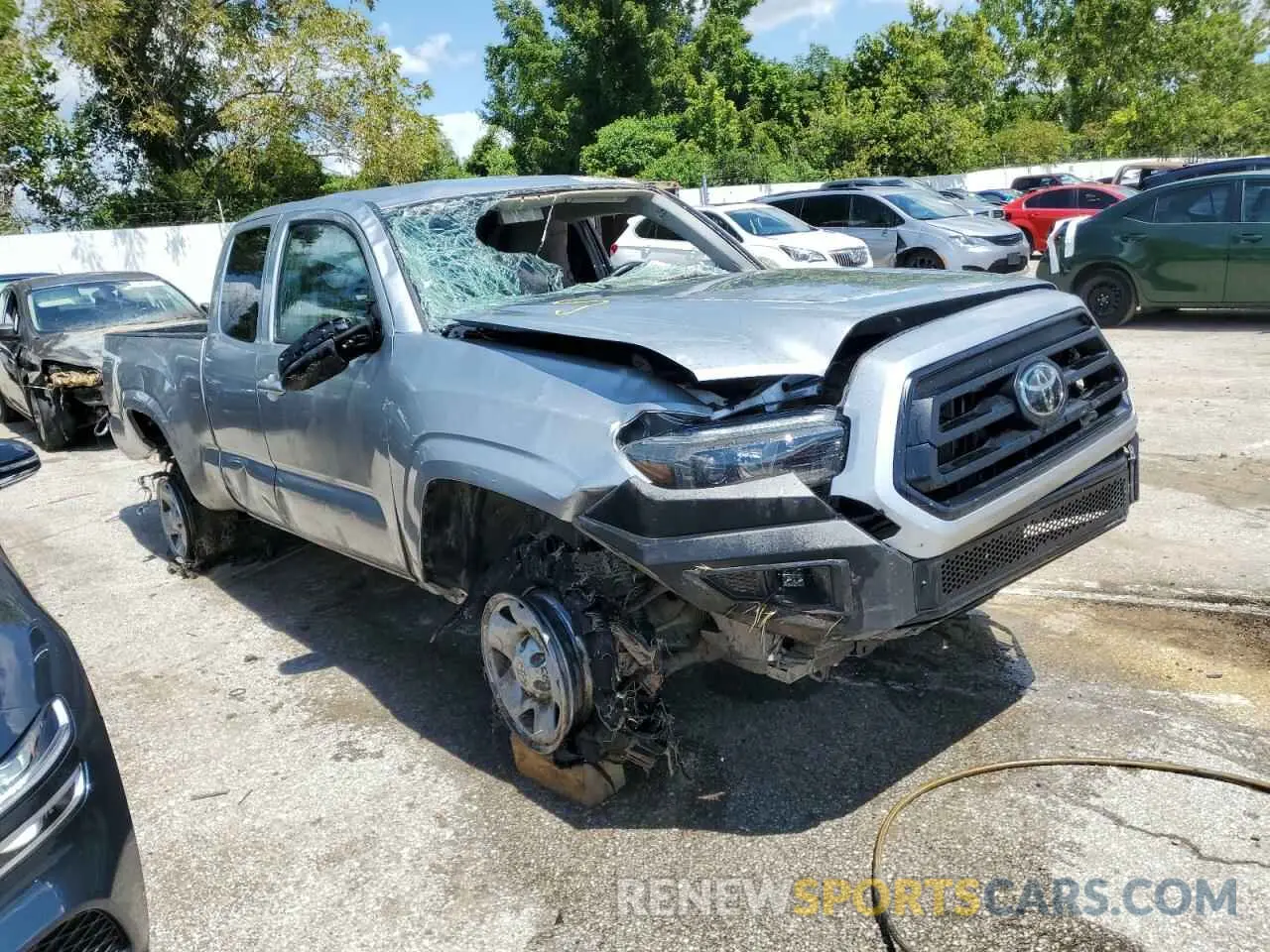 4 fotografías del automóvil dañado 3TYRX5GN3NT047288 TOYOTA TACOMA 2022