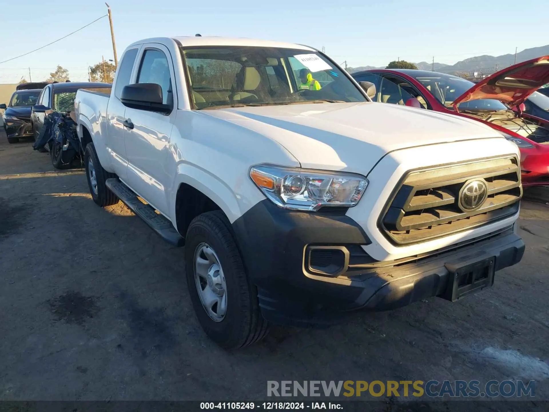 1 fotografías del automóvil dañado 3TYRX5GN4NT066688 TOYOTA TACOMA 2022
