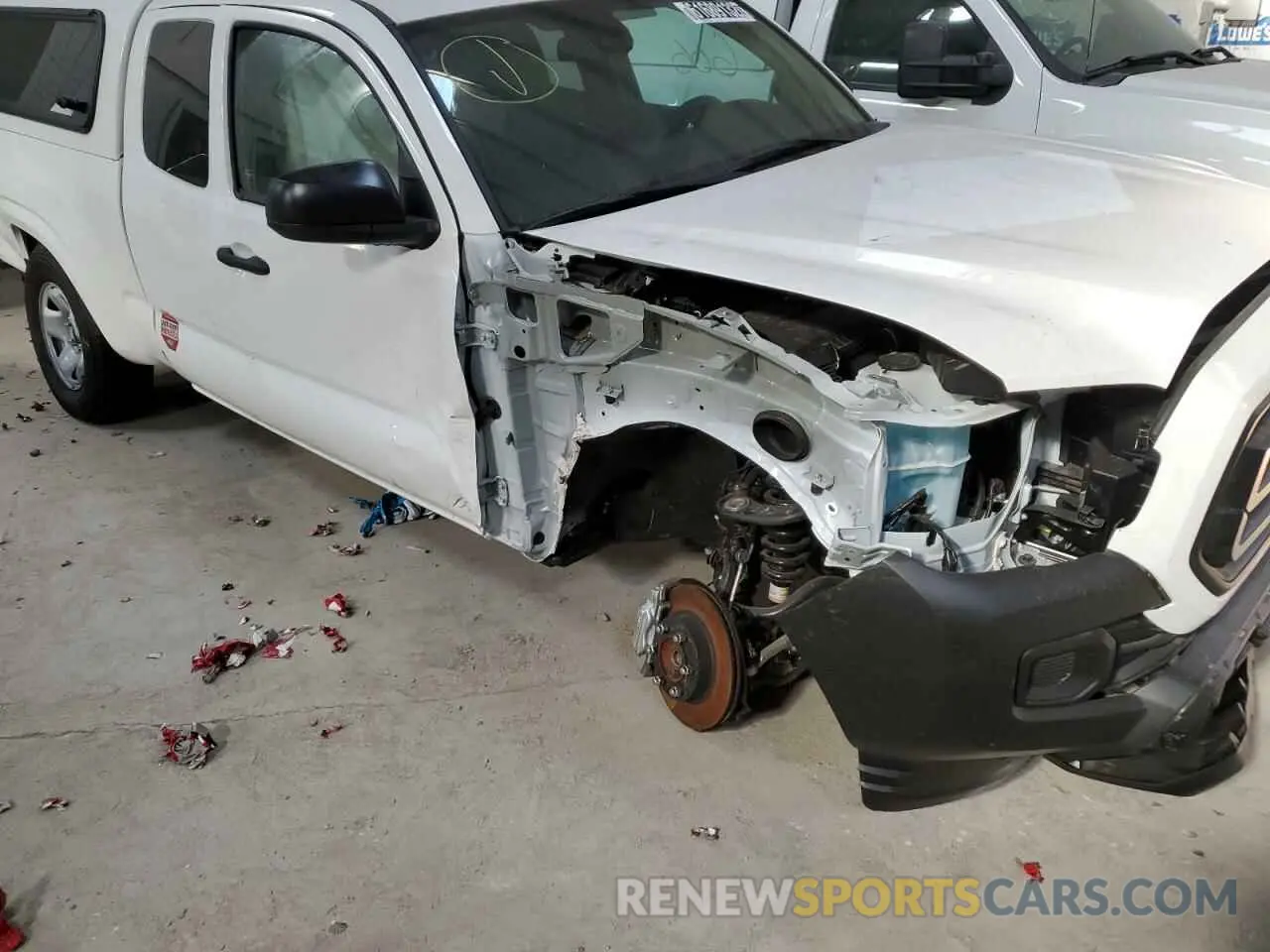 9 fotografías del automóvil dañado 3TYRX5GN5NT050743 TOYOTA TACOMA 2022