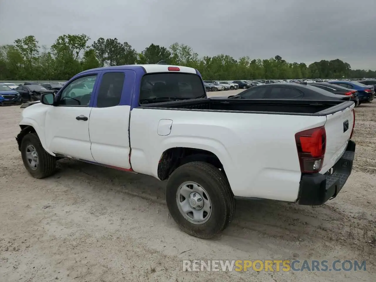 2 fotografías del automóvil dañado 3TYRX5GN5NT066358 TOYOTA TACOMA 2022
