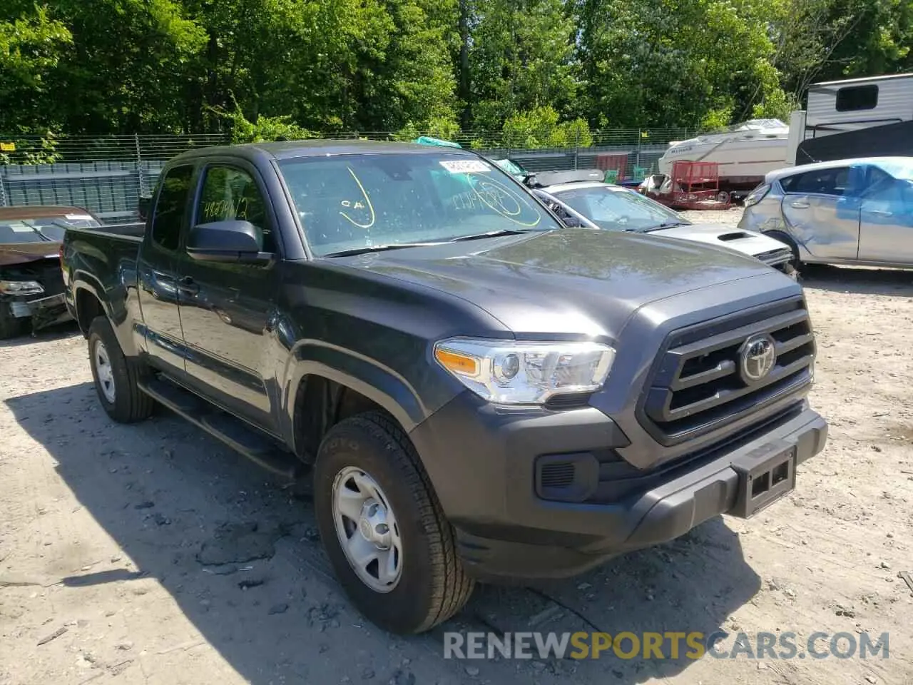 1 fotografías del automóvil dañado 3TYRX5GN8NT038523 TOYOTA TACOMA 2022