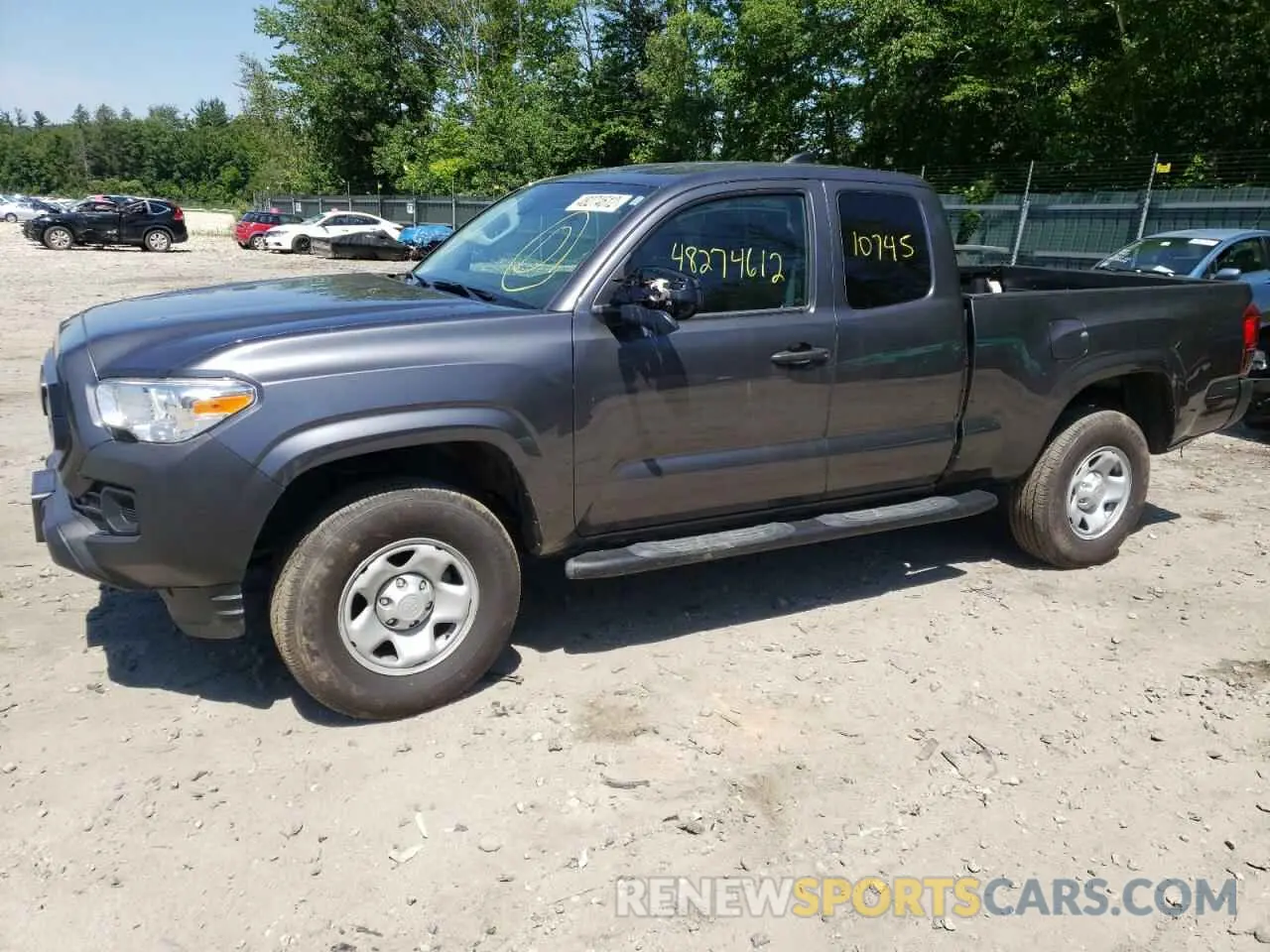 9 fotografías del automóvil dañado 3TYRX5GN8NT038523 TOYOTA TACOMA 2022