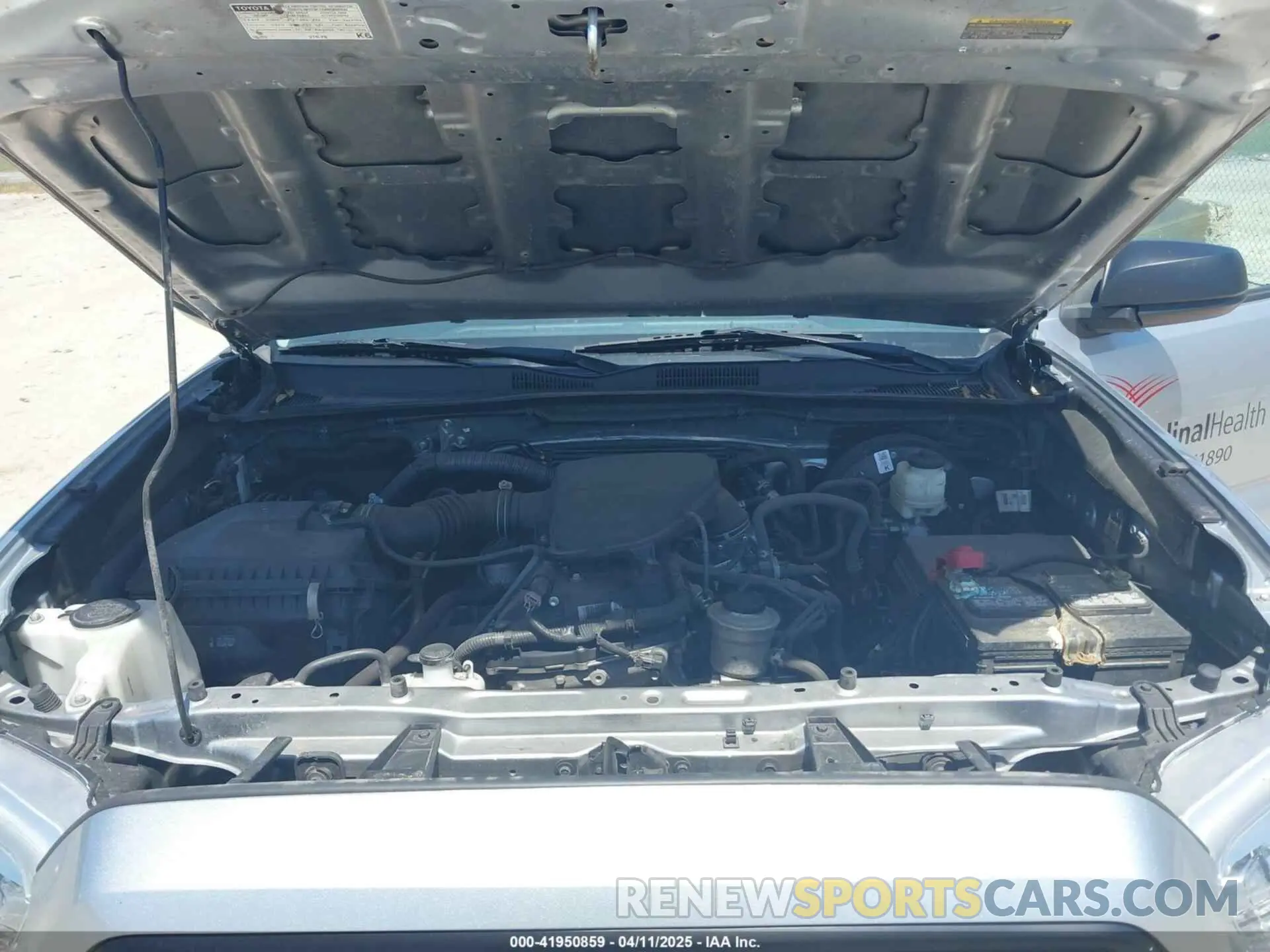 10 fotografías del automóvil dañado 3TYRX5GN8NT040353 TOYOTA TACOMA 2022