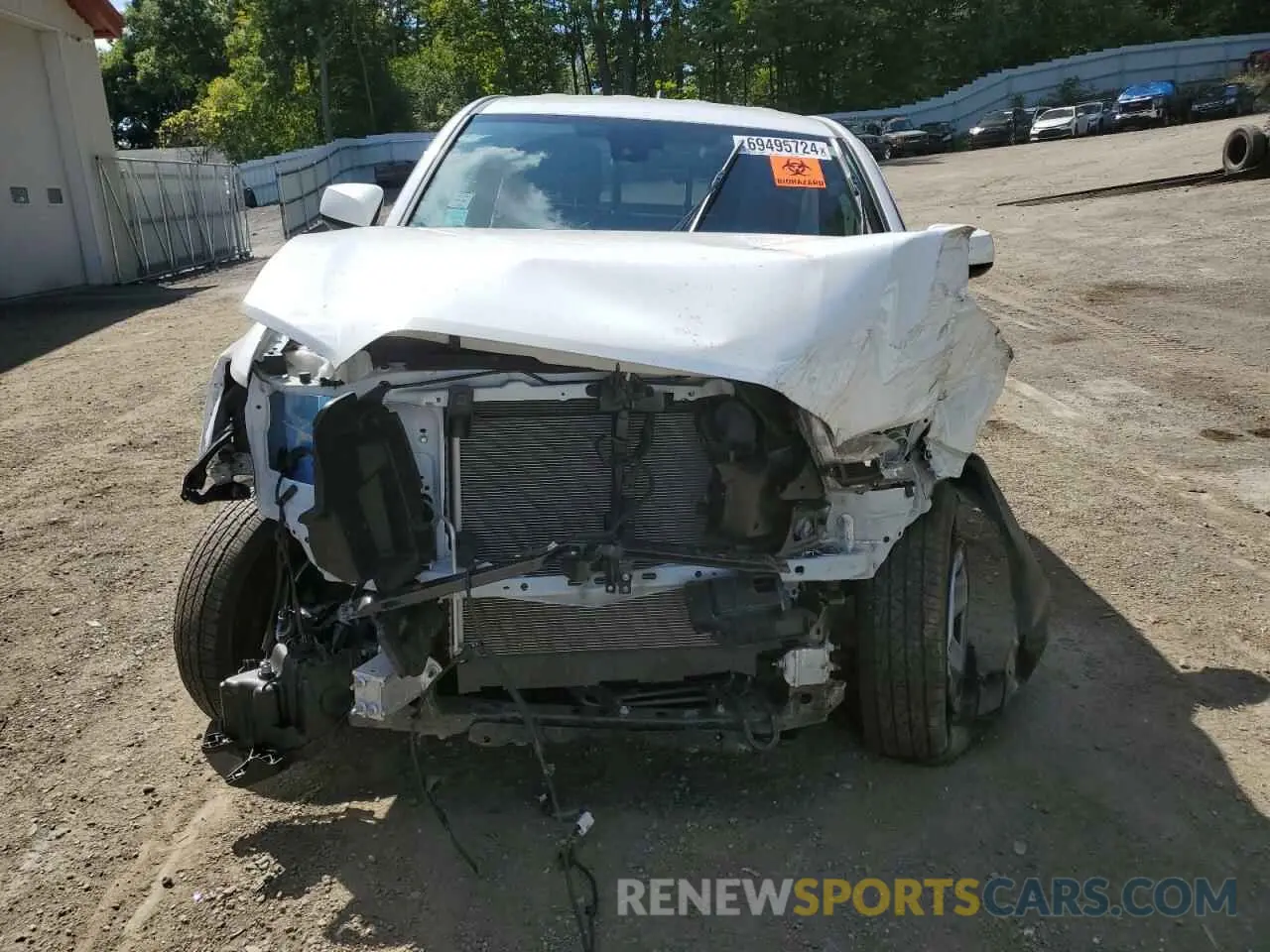 5 fotografías del automóvil dañado 3TYRX5GN9NT052902 TOYOTA TACOMA 2022