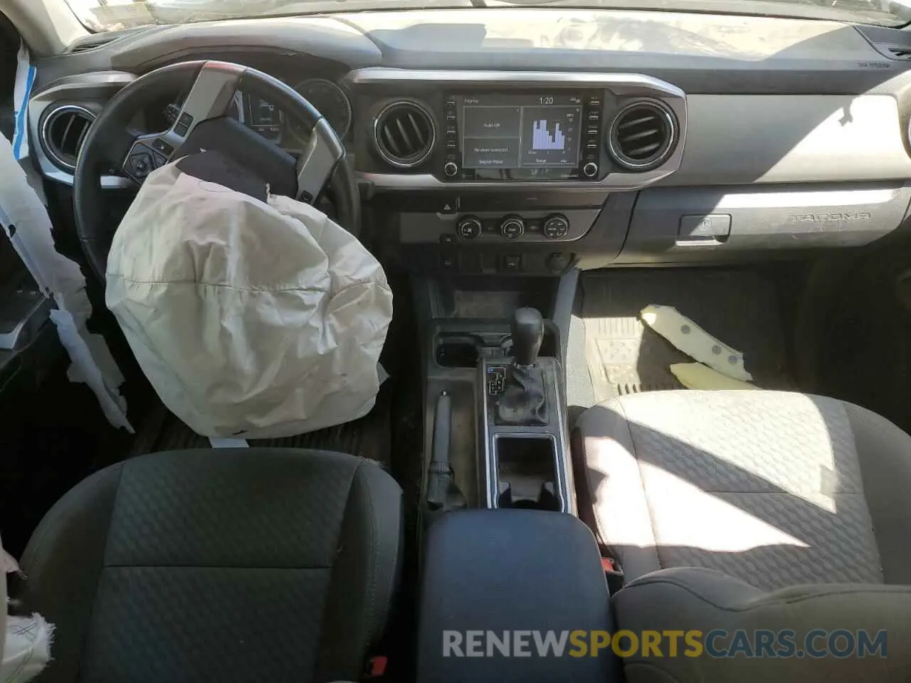 8 fotografías del automóvil dañado 3TYRX5GN9NT052902 TOYOTA TACOMA 2022