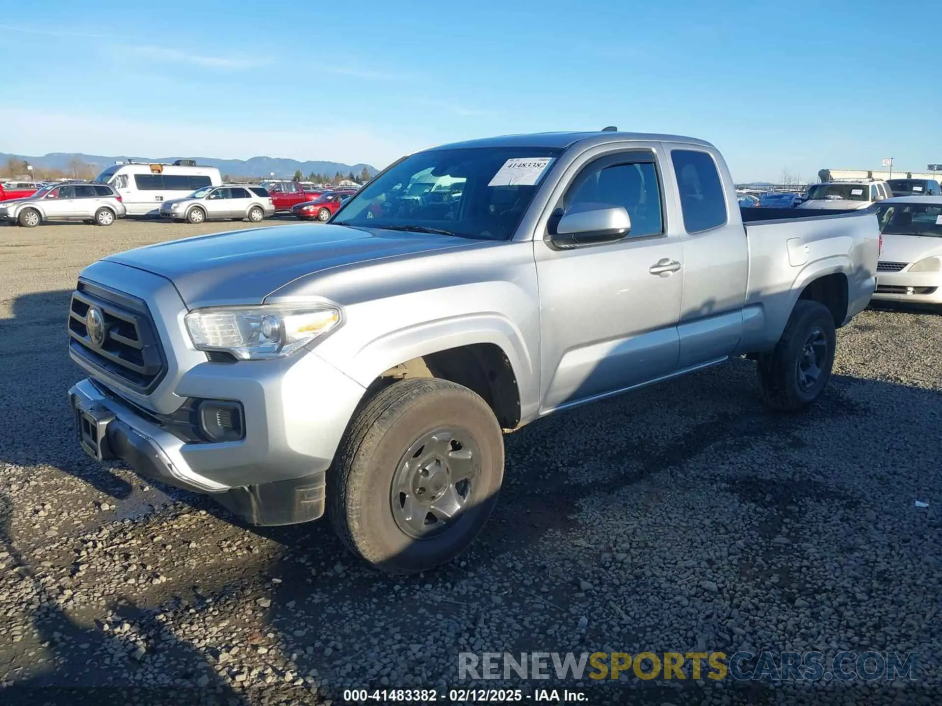 2 fotografías del automóvil dañado 3TYRX5GN9NT053726 TOYOTA TACOMA 2022