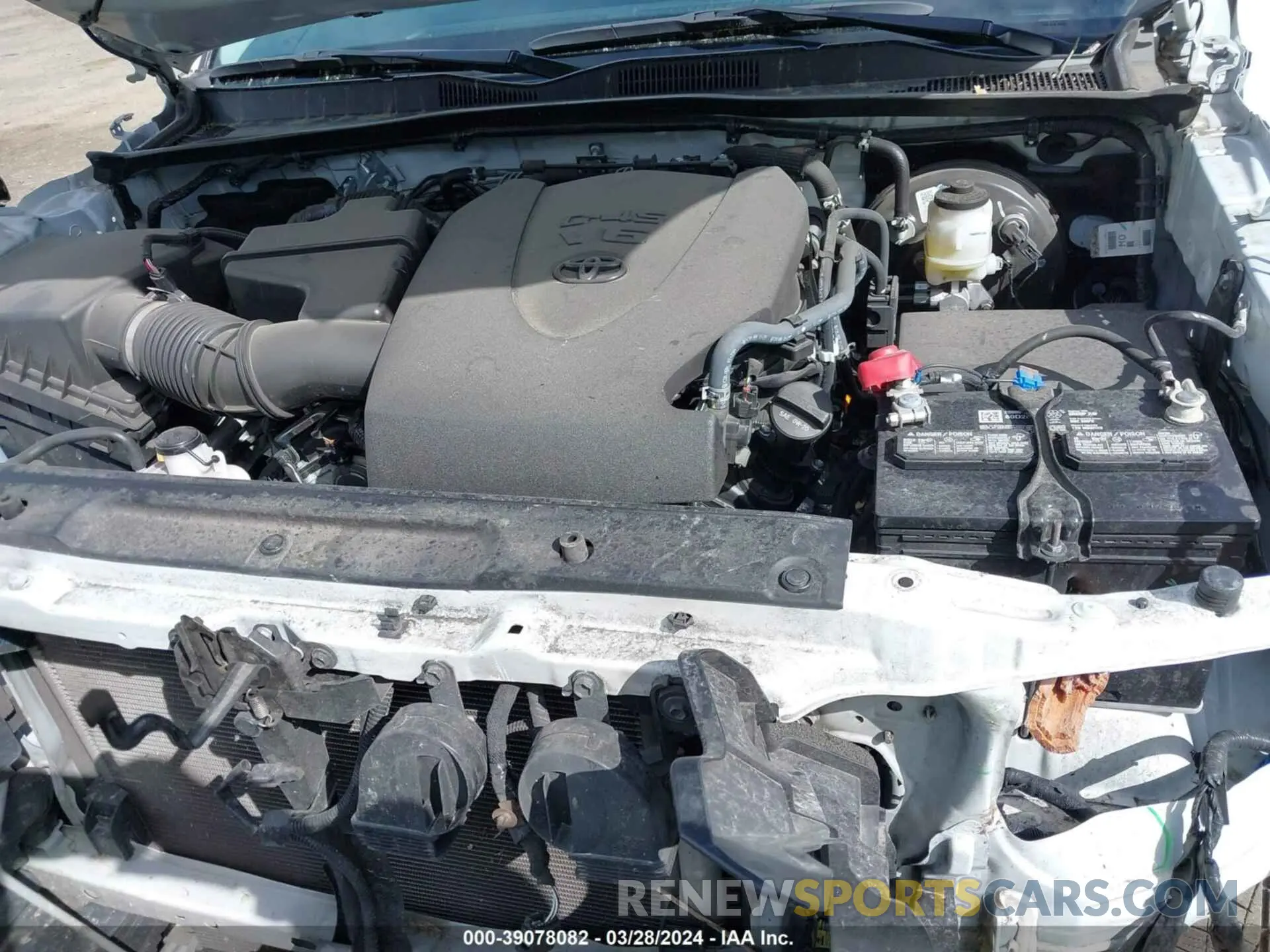 10 fotografías del automóvil dañado 3TYRZ5CN6NT016293 TOYOTA TACOMA 2022