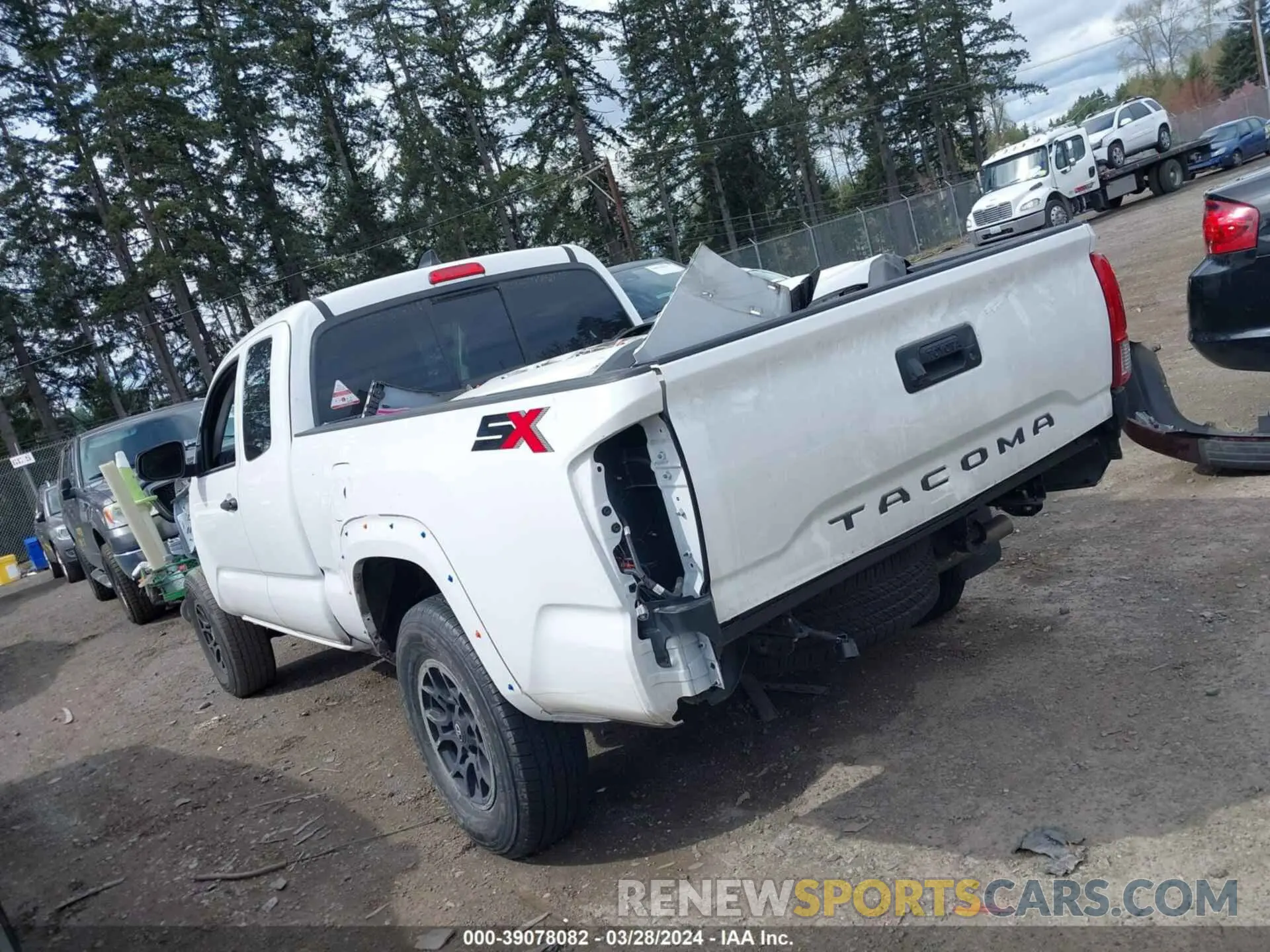 15 fotografías del automóvil dañado 3TYRZ5CN6NT016293 TOYOTA TACOMA 2022