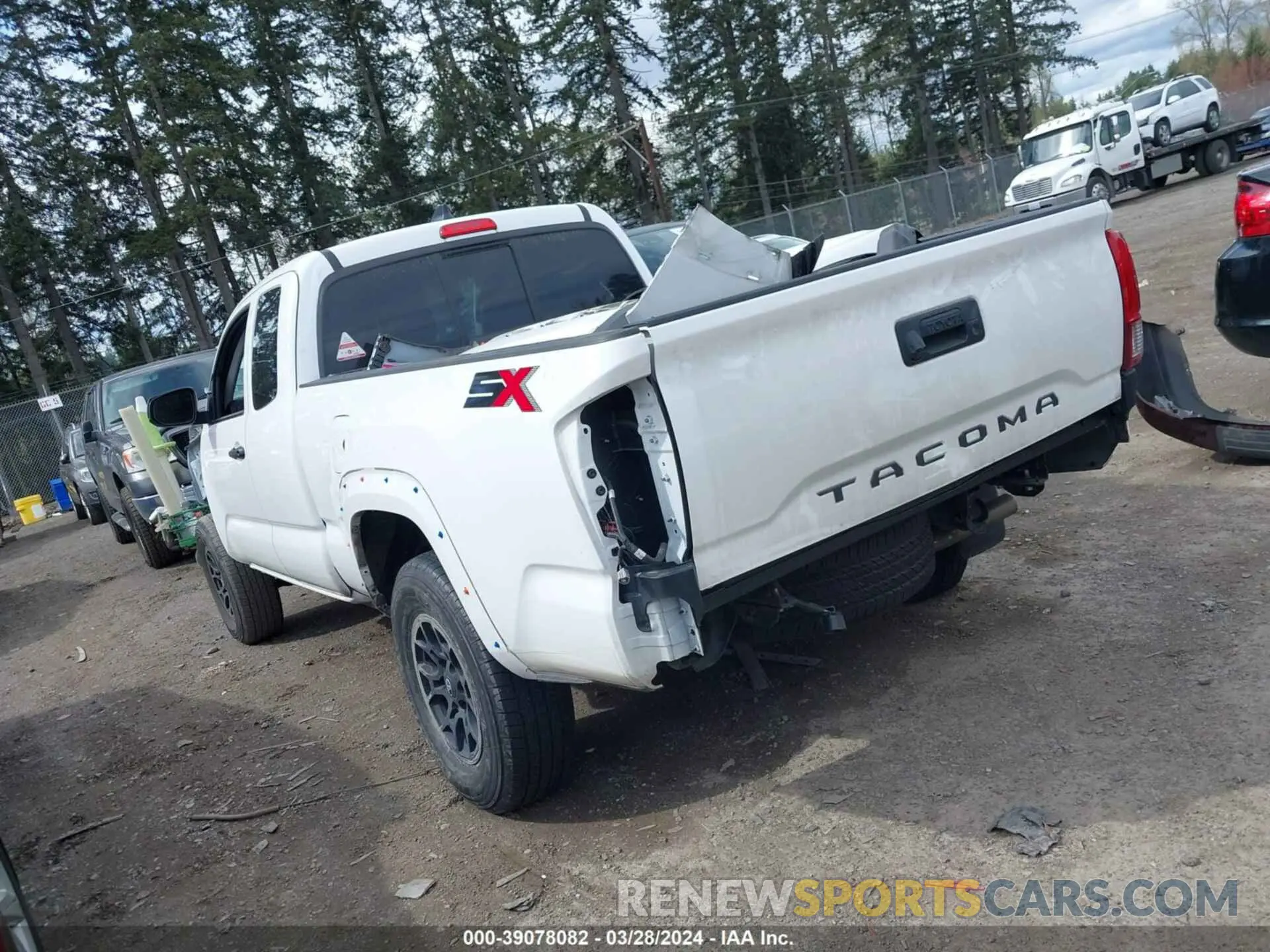 3 fotografías del automóvil dañado 3TYRZ5CN6NT016293 TOYOTA TACOMA 2022
