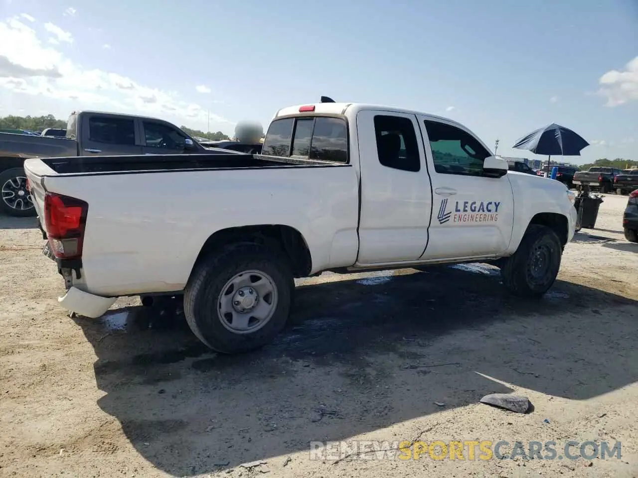 3 fotografías del automóvil dañado 3TYRZ5CN9NT020581 TOYOTA TACOMA 2022