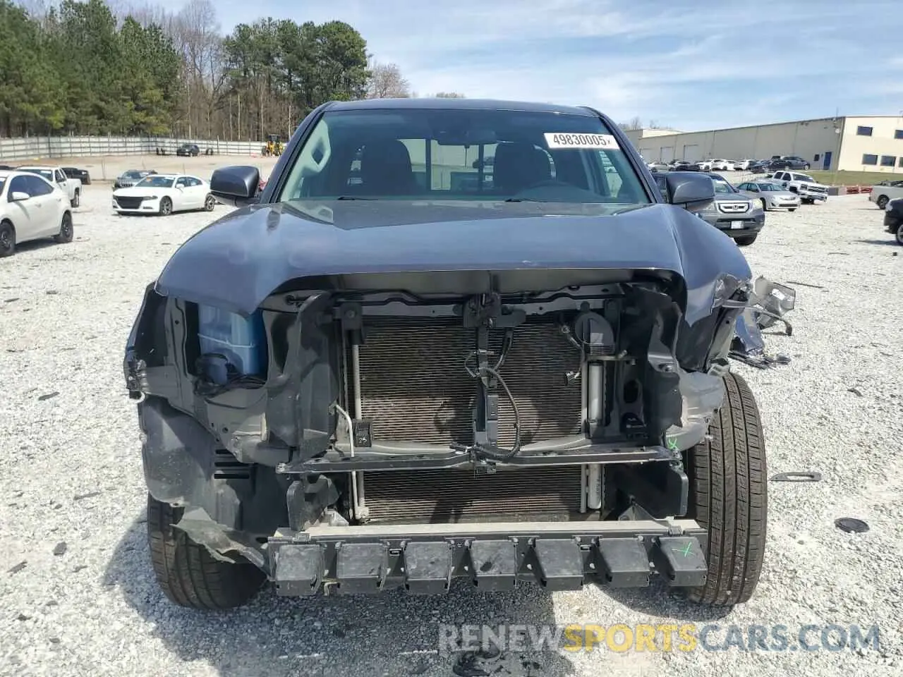 5 fotografías del automóvil dañado 3TYSX5EN4NT016636 TOYOTA TACOMA 2022
