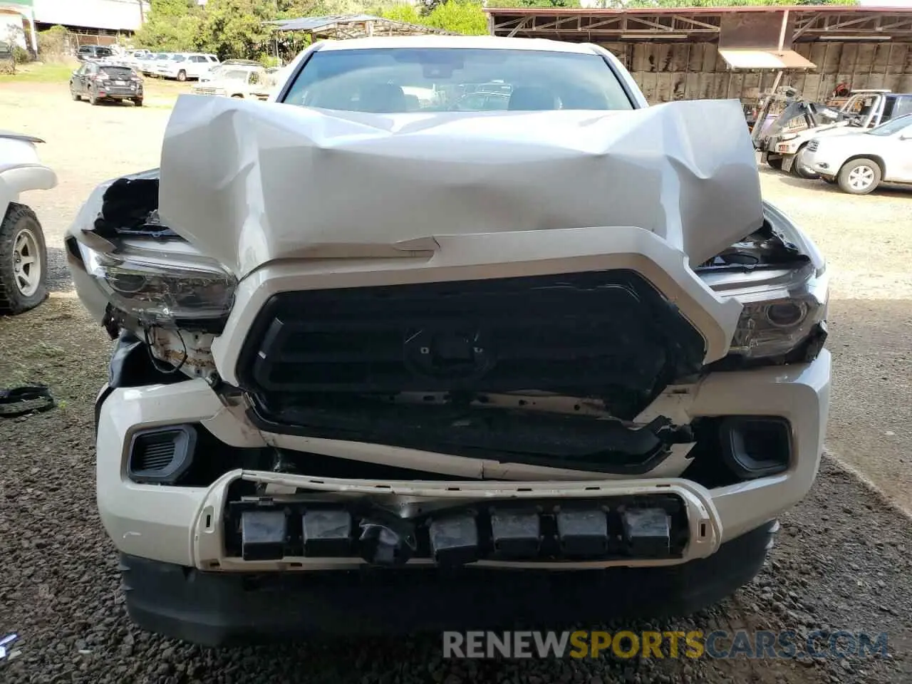 5 fotografías del automóvil dañado 3TYSX5EN6NT010529 TOYOTA TACOMA 2022