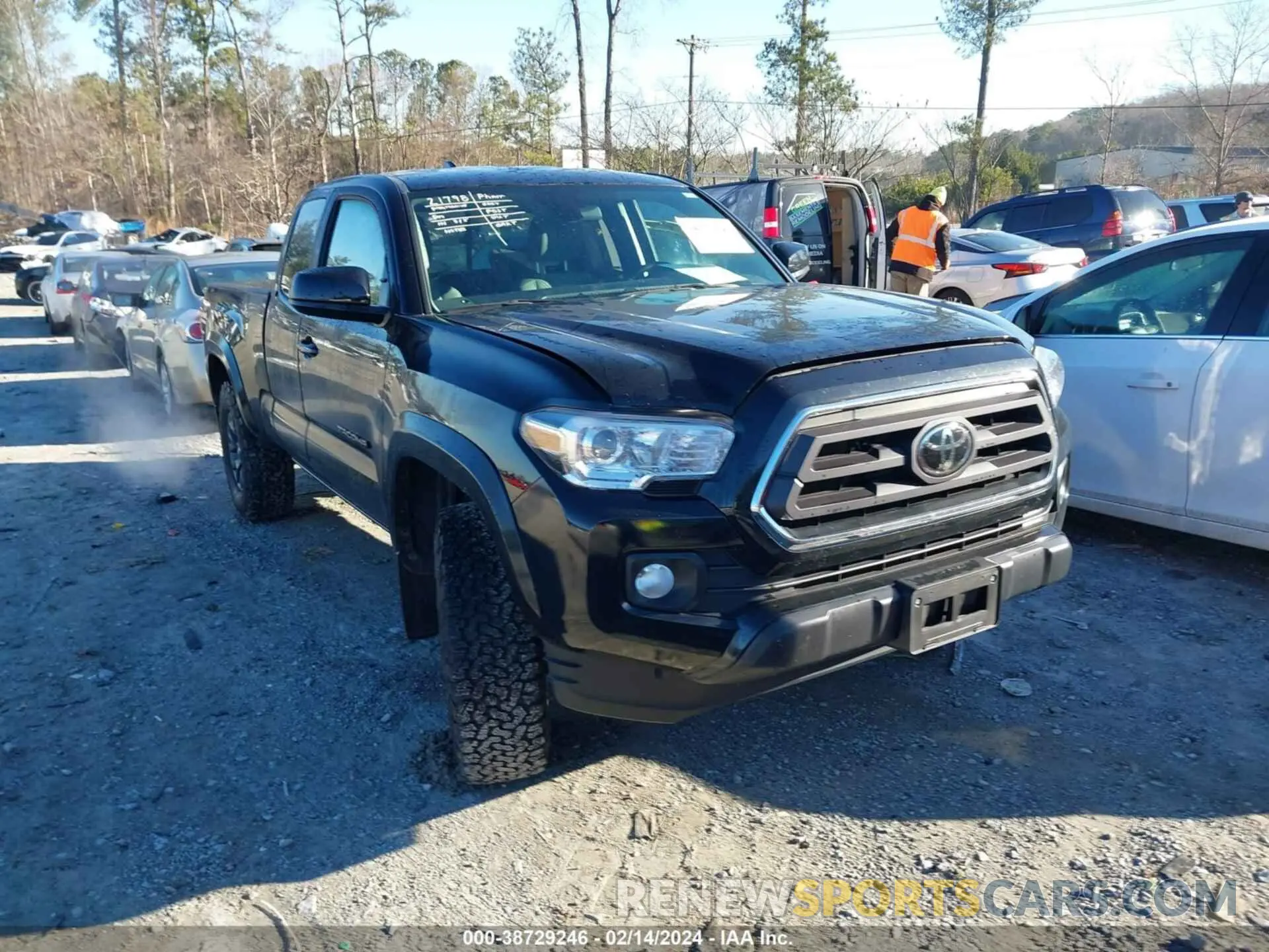 1 fotografías del automóvil dañado 3TYSX5EN7NT013276 TOYOTA TACOMA 2022