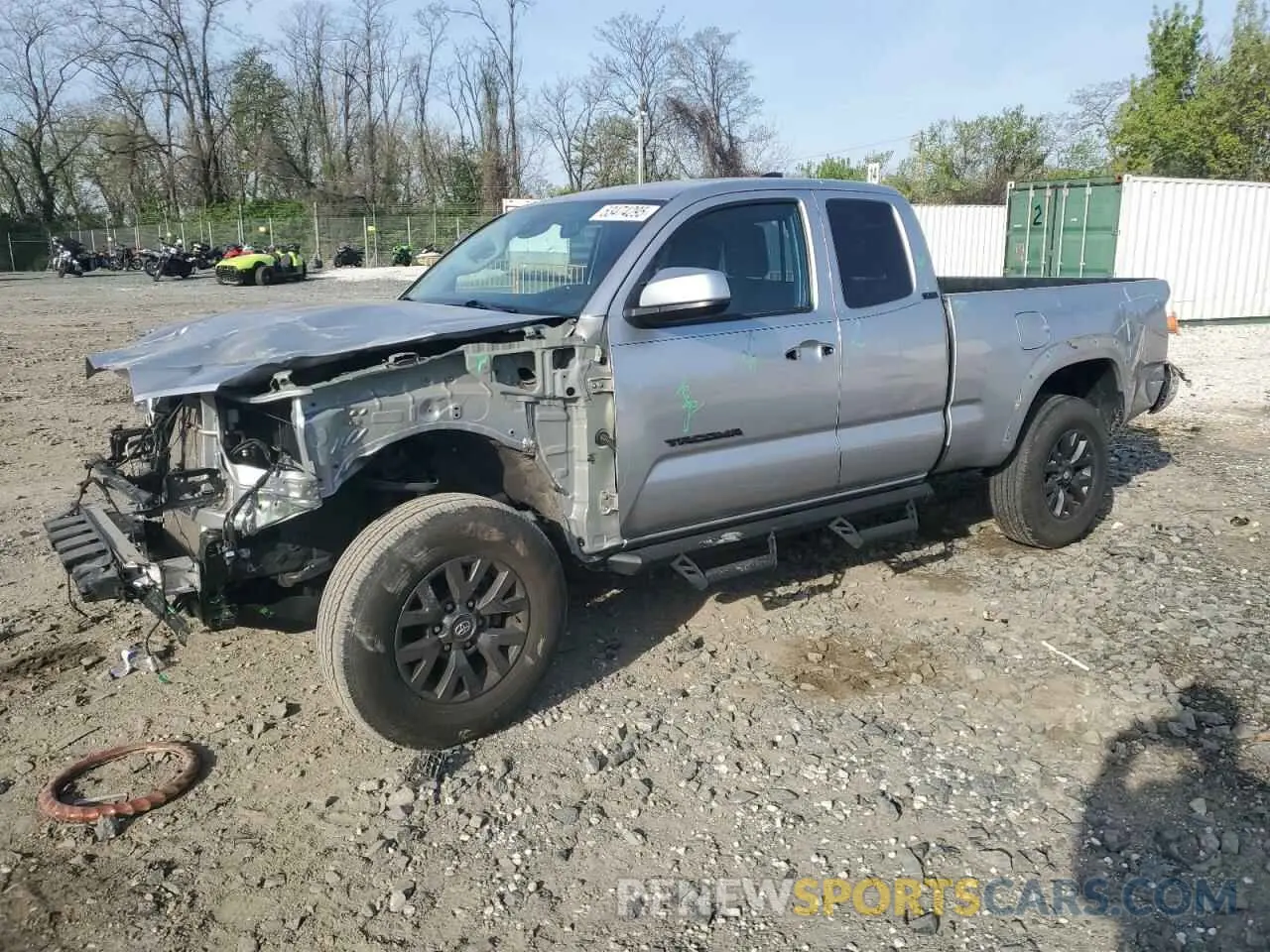1 fotografías del automóvil dañado 3TYSX5EN7NT013357 TOYOTA TACOMA 2022