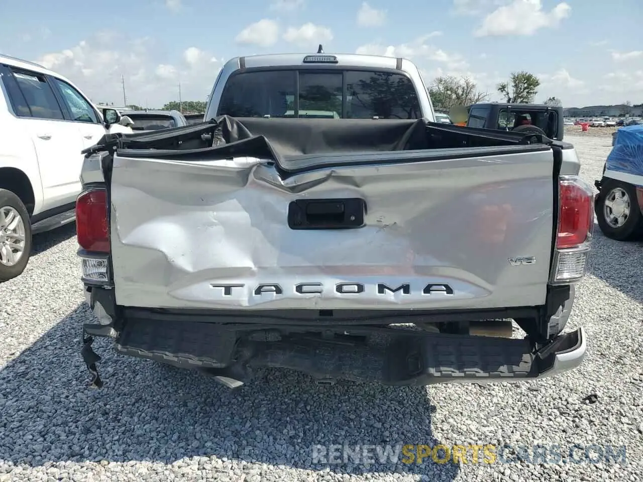 6 fotografías del automóvil dañado 3TYSZ5AN1NT097921 TOYOTA TACOMA 2022