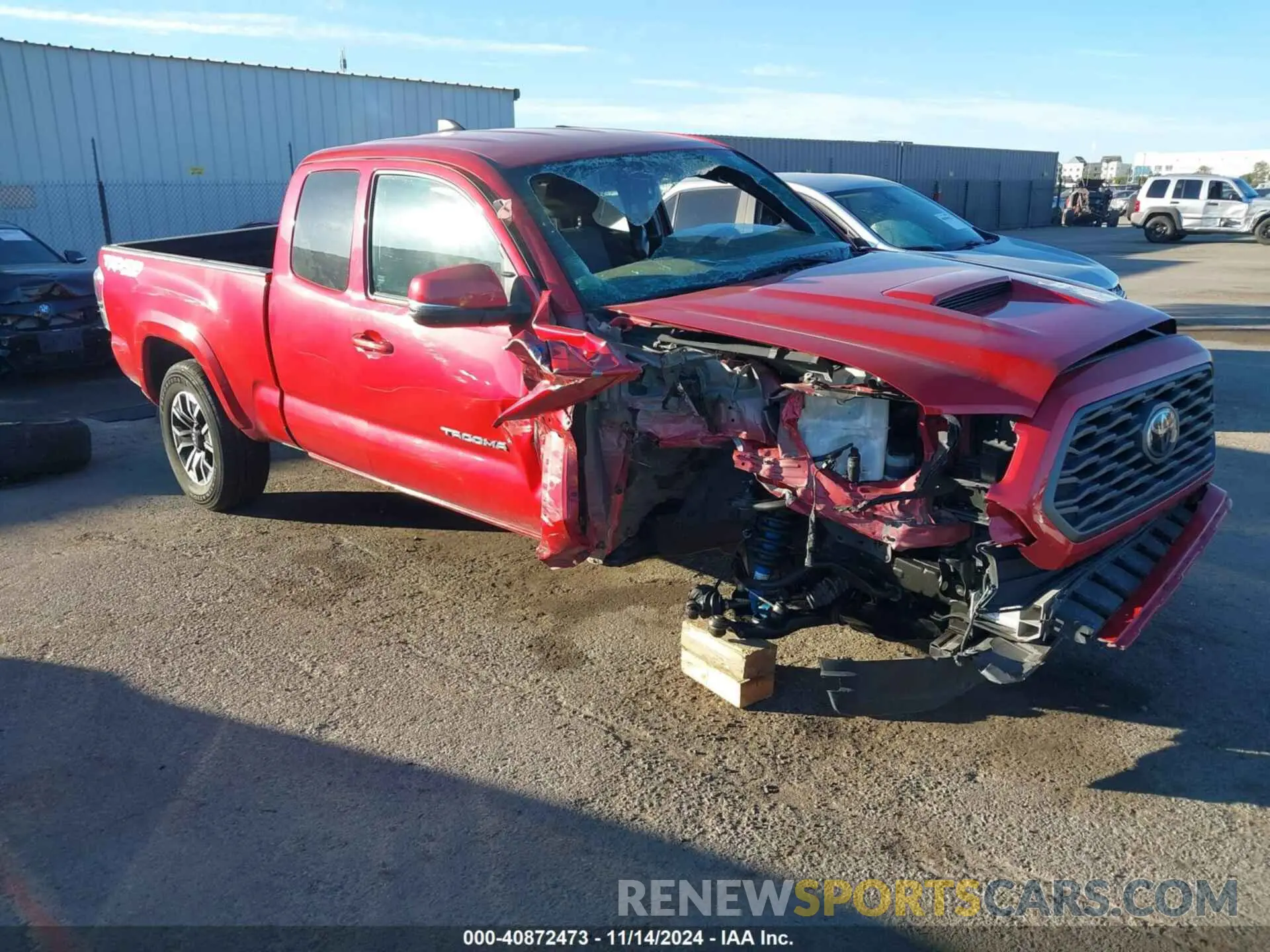 1 fotografías del automóvil dañado 3TYSZ5AN2NT074373 TOYOTA TACOMA 2022