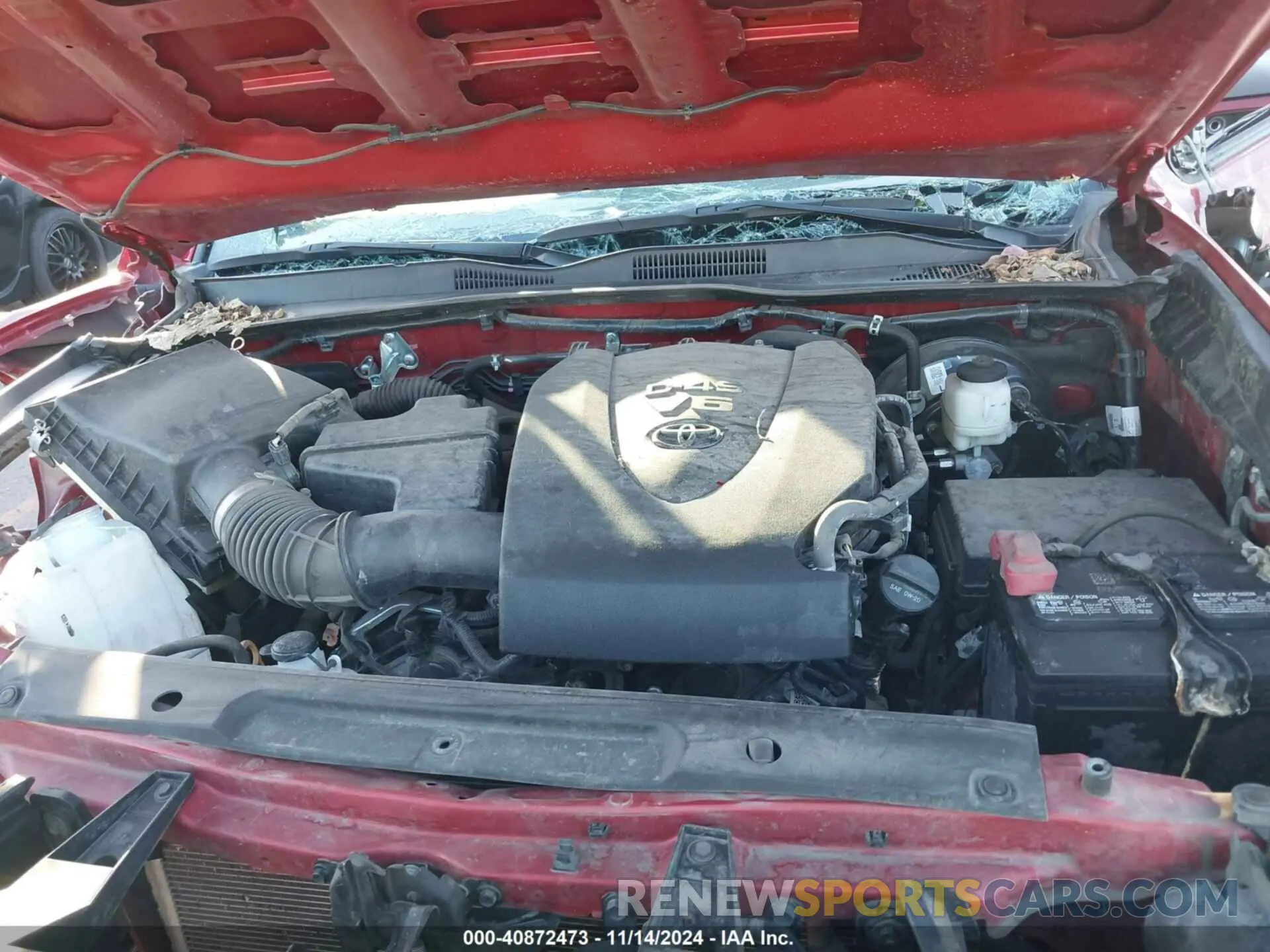 10 fotografías del automóvil dañado 3TYSZ5AN2NT074373 TOYOTA TACOMA 2022