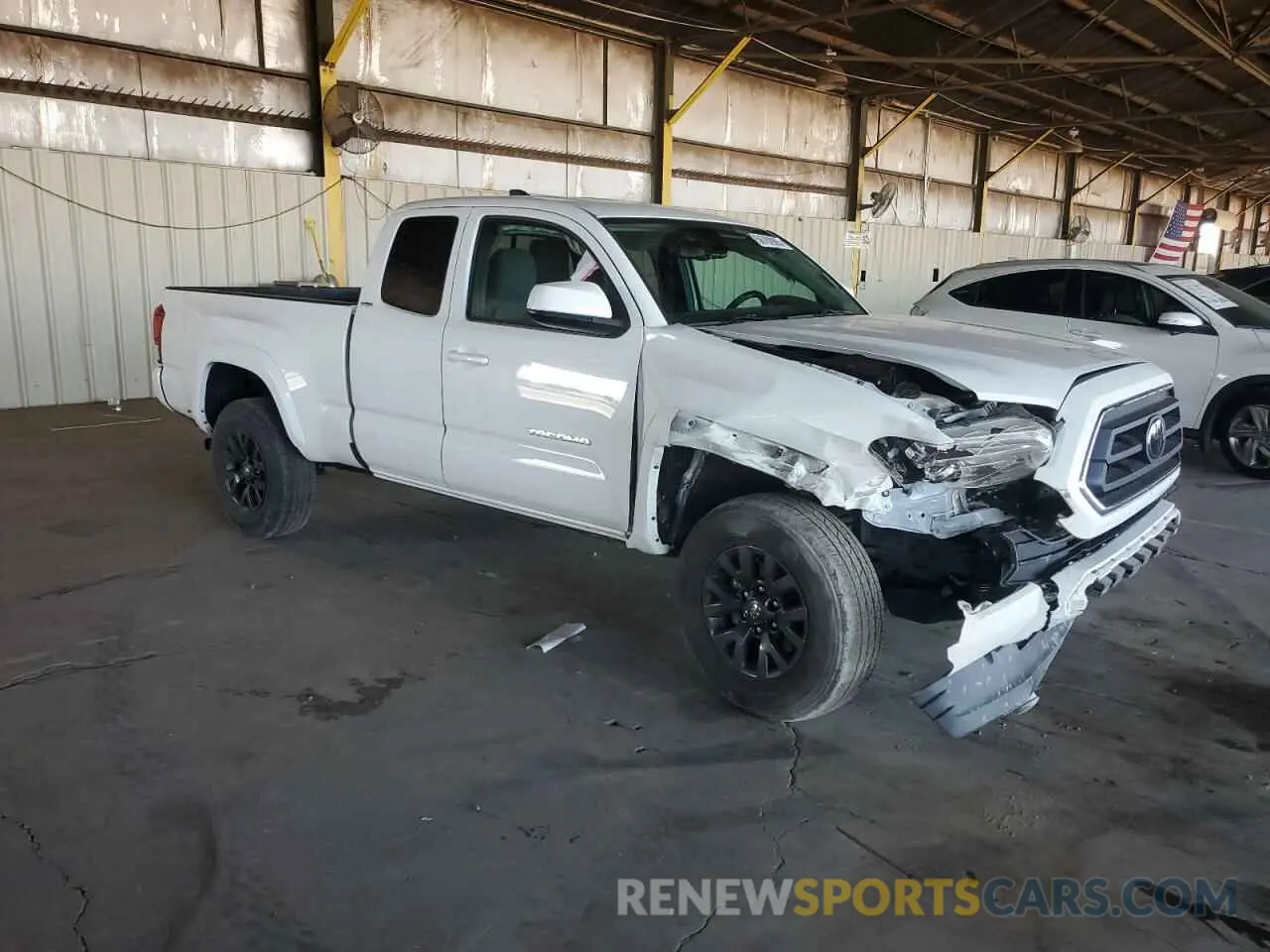 4 fotografías del automóvil dañado 3TYSZ5AN2NT074499 TOYOTA TACOMA 2022