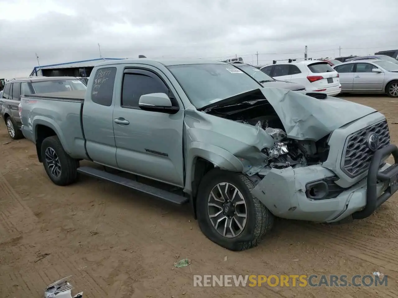 4 fotografías del automóvil dañado 3TYSZ5AN3NT057811 TOYOTA TACOMA 2022