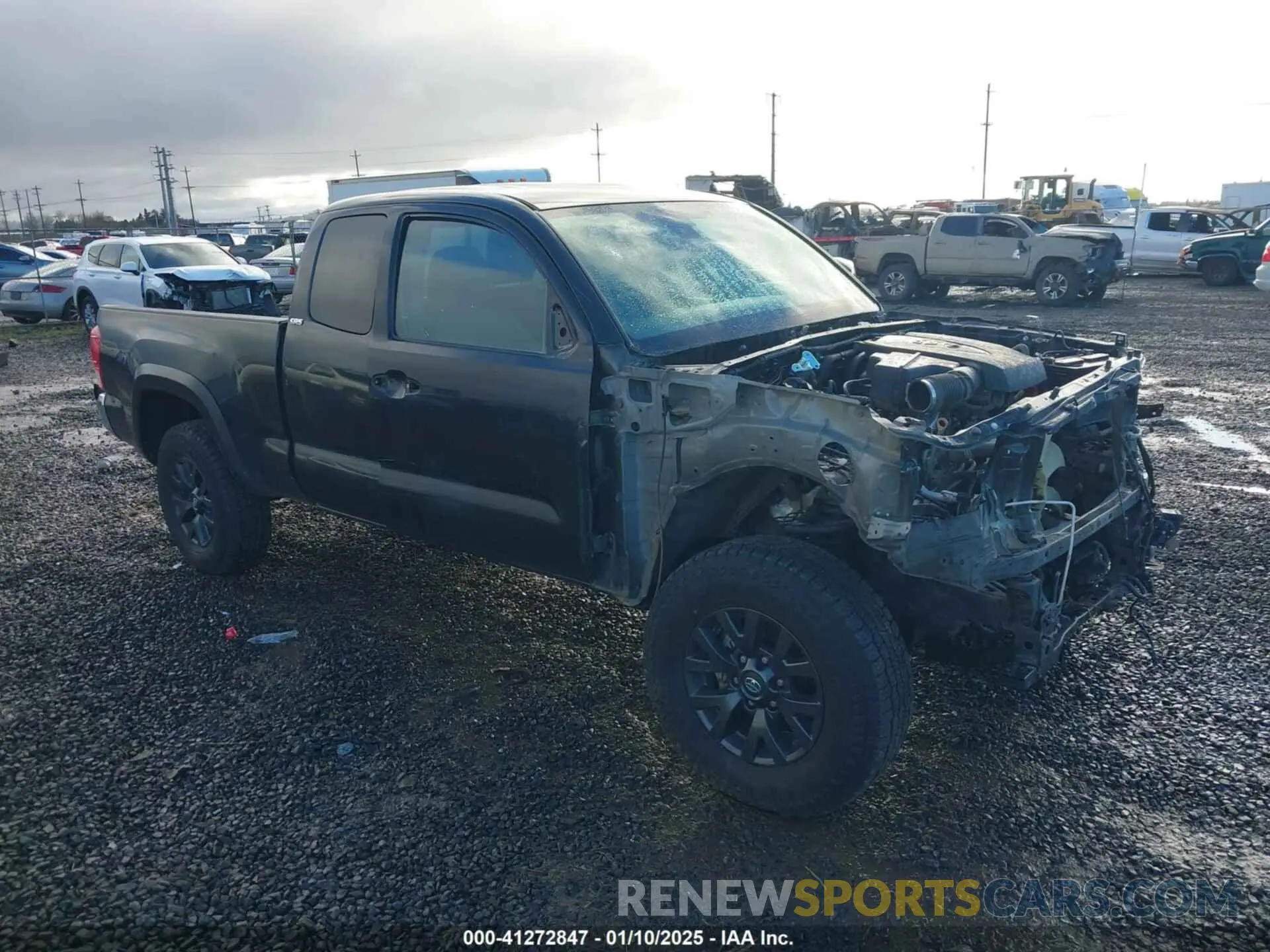 1 fotografías del automóvil dañado 3TYSZ5AN3NT076472 TOYOTA TACOMA 2022