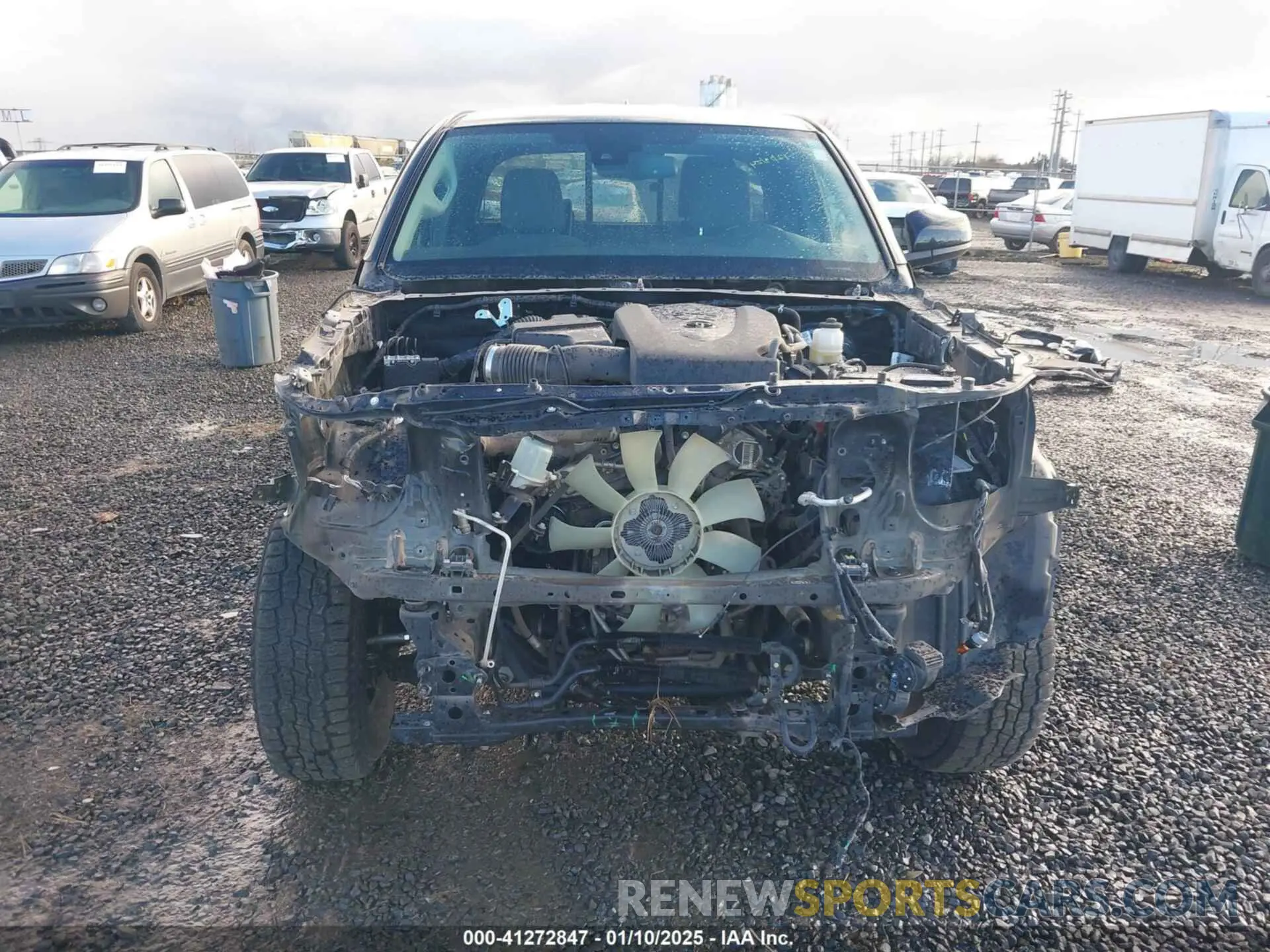 13 fotografías del automóvil dañado 3TYSZ5AN3NT076472 TOYOTA TACOMA 2022