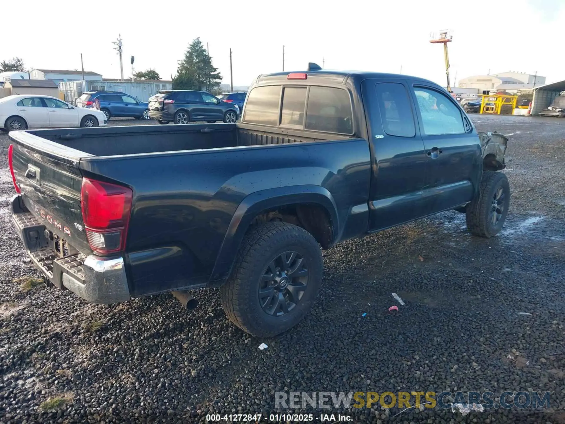 4 fotografías del automóvil dañado 3TYSZ5AN3NT076472 TOYOTA TACOMA 2022