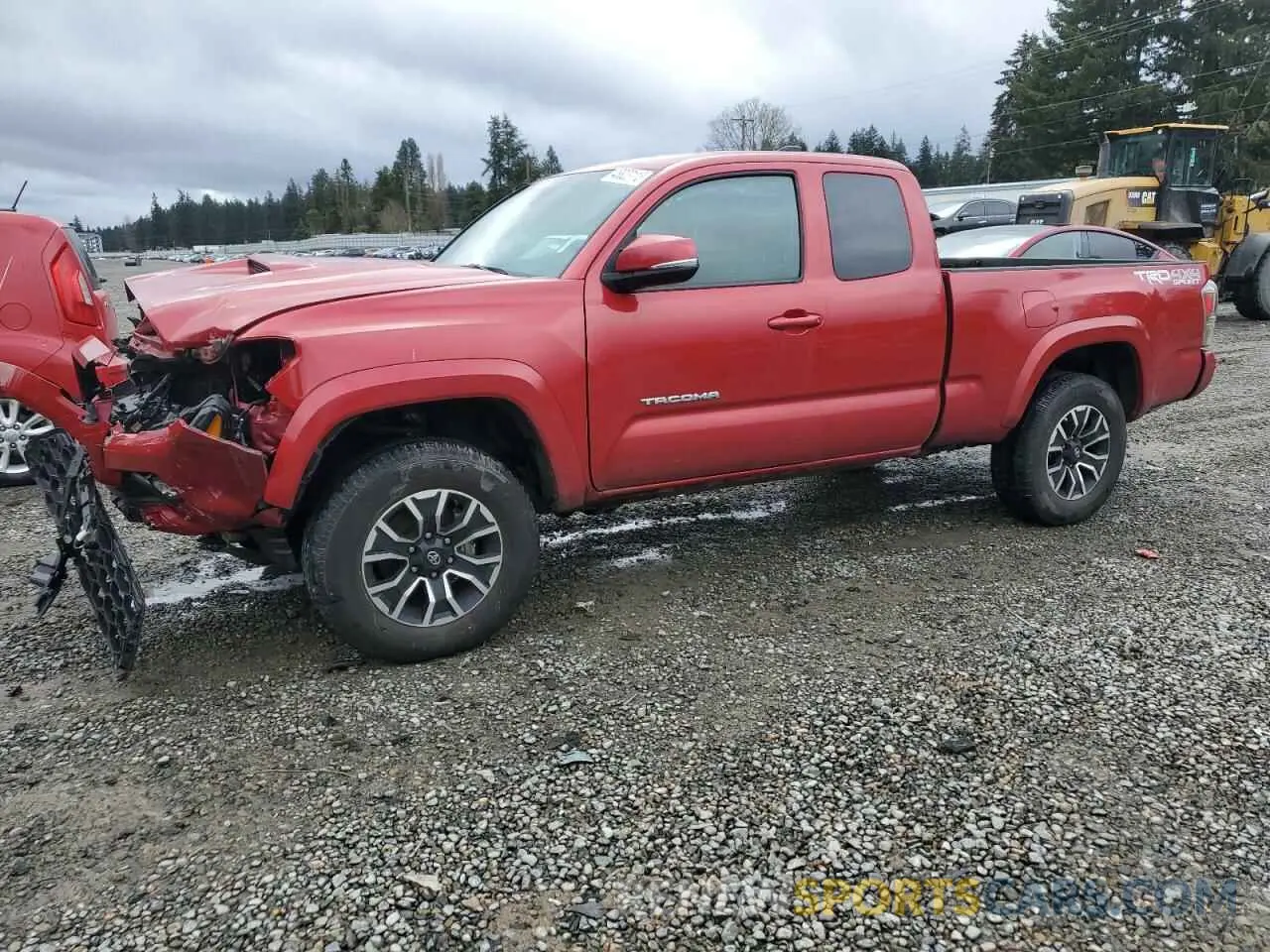 1 fotografías del automóvil dañado 3TYSZ5AN7NT056726 TOYOTA TACOMA 2022