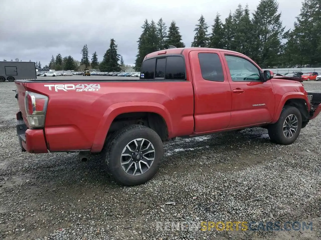 3 fotografías del automóvil dañado 3TYSZ5AN7NT056726 TOYOTA TACOMA 2022
