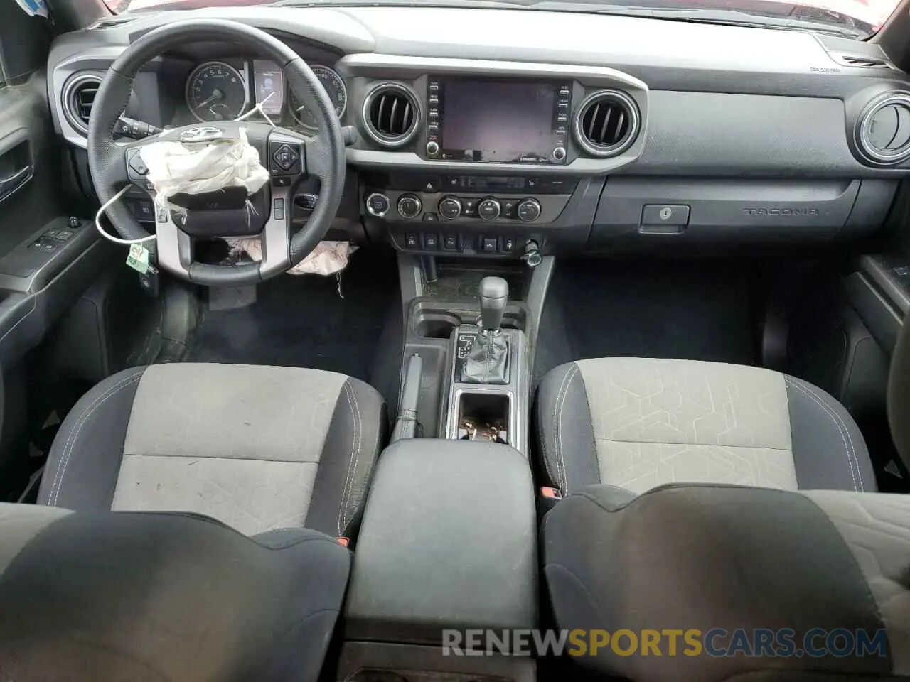 8 fotografías del automóvil dañado 3TYSZ5AN7NT056726 TOYOTA TACOMA 2022