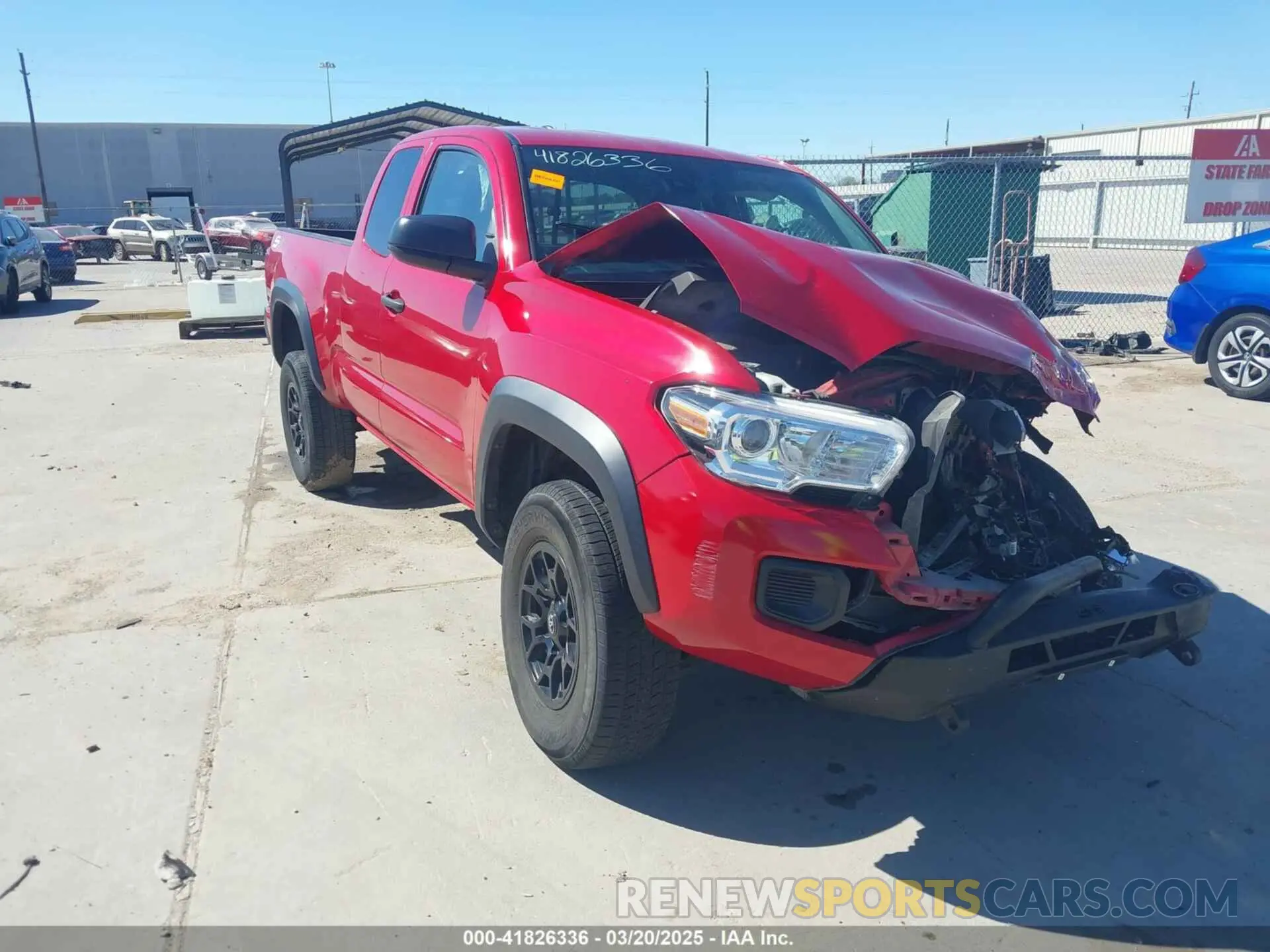 1 fotografías del automóvil dañado 3TYSZ5AN7NT092318 TOYOTA TACOMA 2022