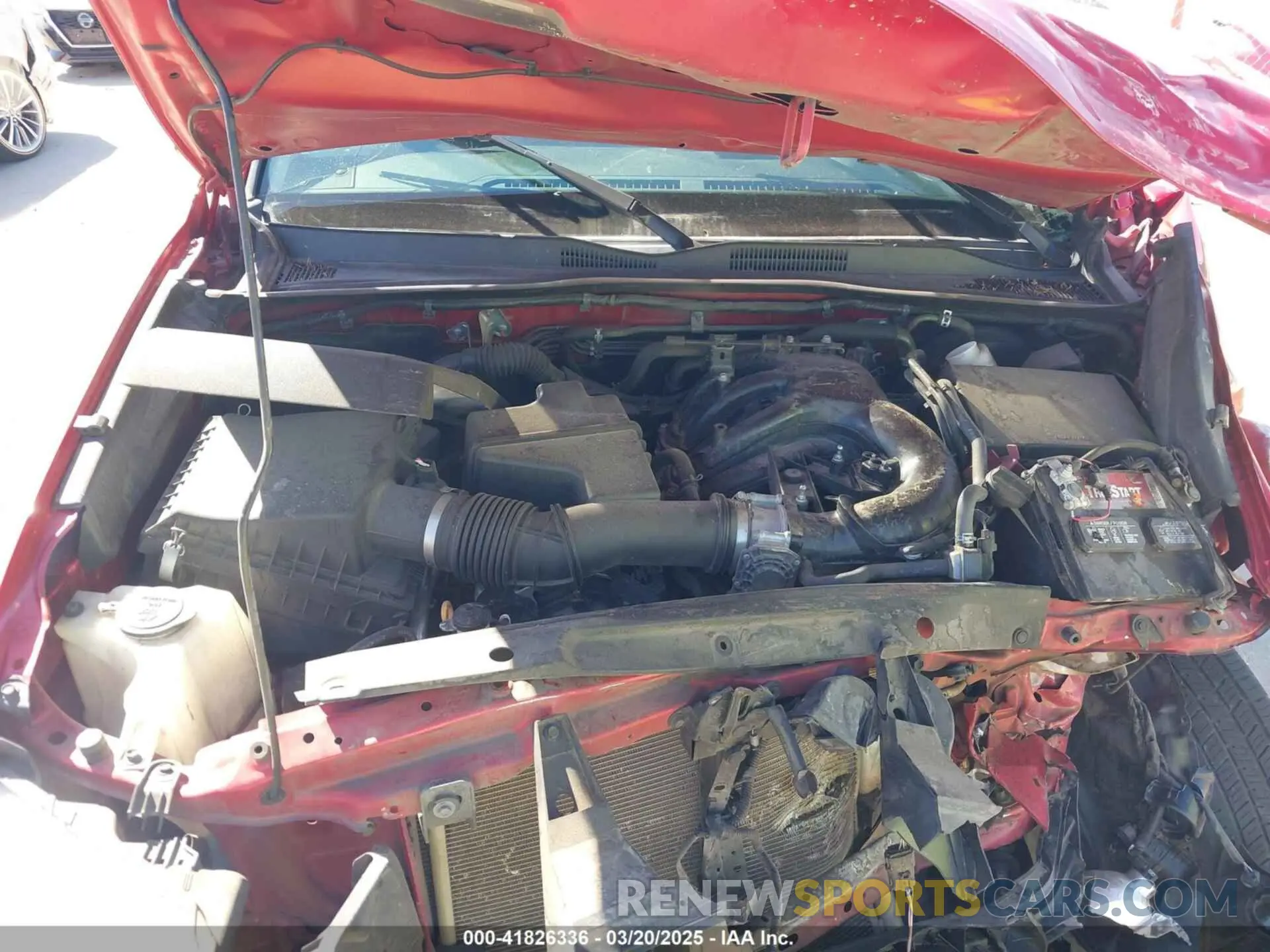 10 fotografías del automóvil dañado 3TYSZ5AN7NT092318 TOYOTA TACOMA 2022