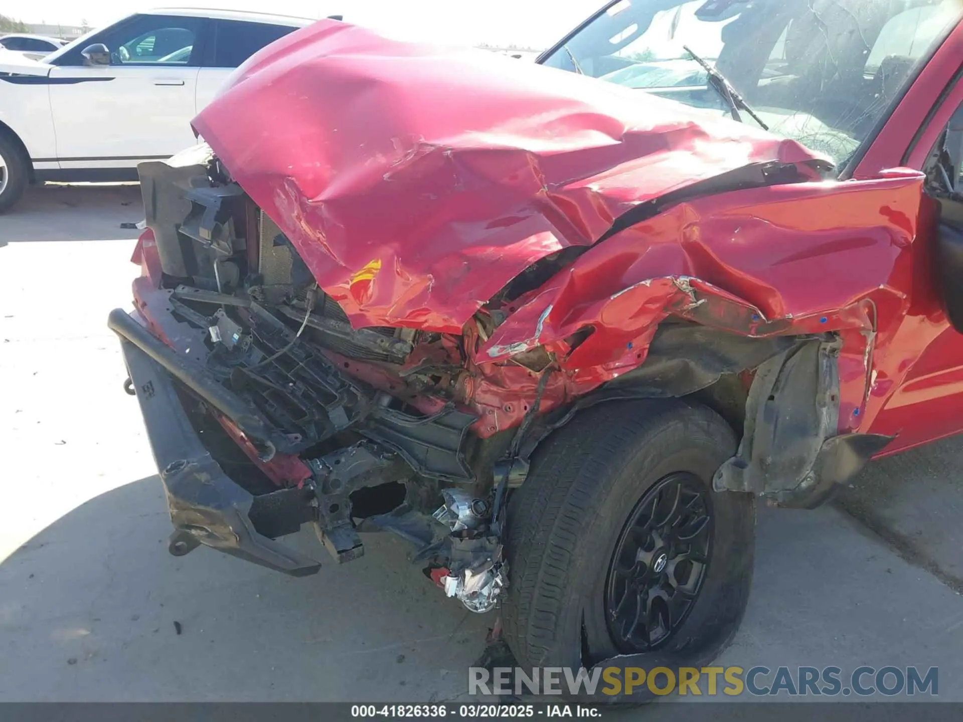 6 fotografías del automóvil dañado 3TYSZ5AN7NT092318 TOYOTA TACOMA 2022