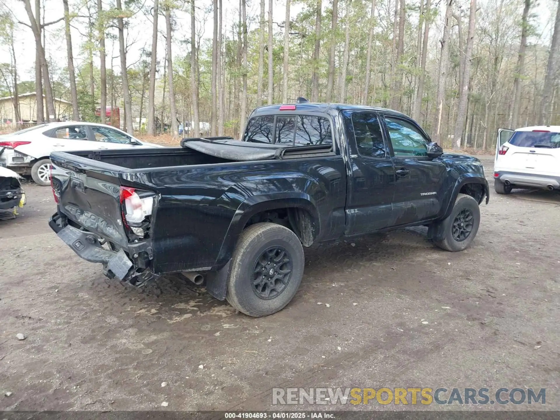 4 fotografías del automóvil dañado 3TYSZ5AN8NT093249 TOYOTA TACOMA 2022