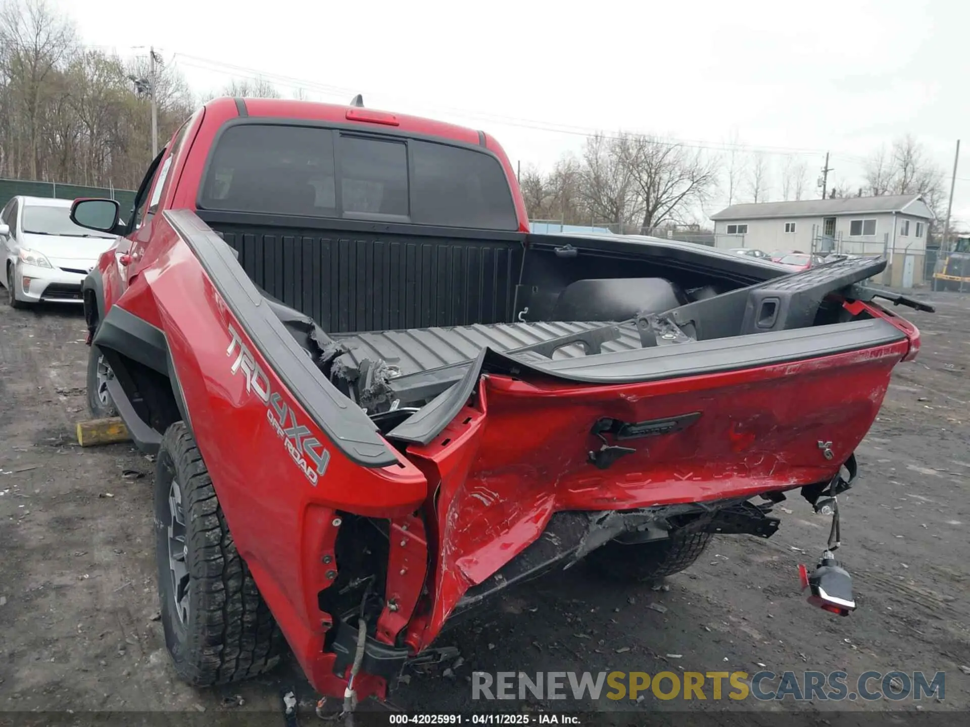 6 fotografías del automóvil dañado 3TYSZ5AN9NT074371 TOYOTA TACOMA 2022