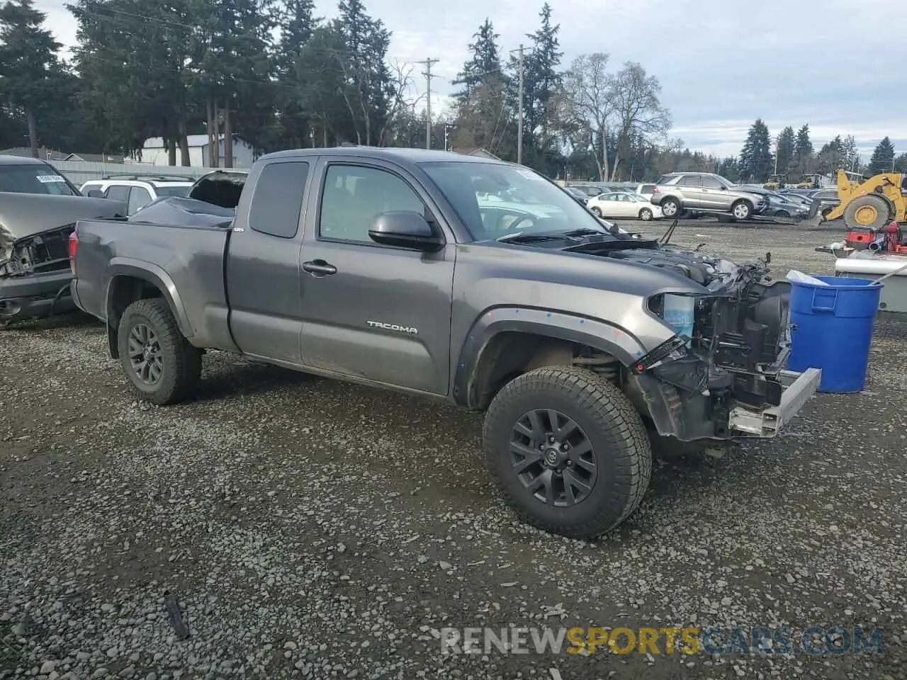 4 fotografías del automóvil dañado 3TYSZ5ANXNT083242 TOYOTA TACOMA 2022
