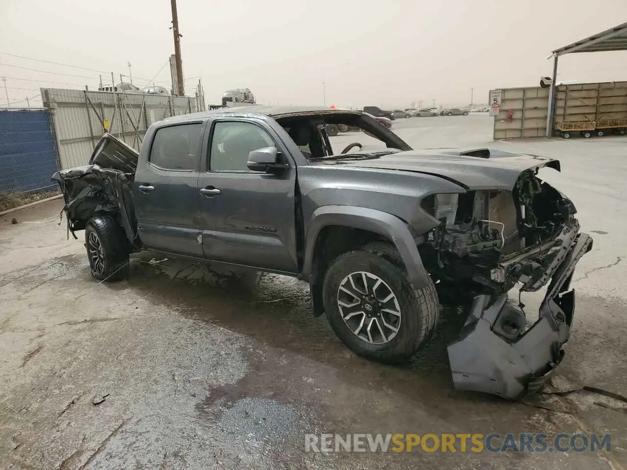 4 fotografías del automóvil dañado 3TMAZ5CN1PM197668 TOYOTA TACOMA 2023